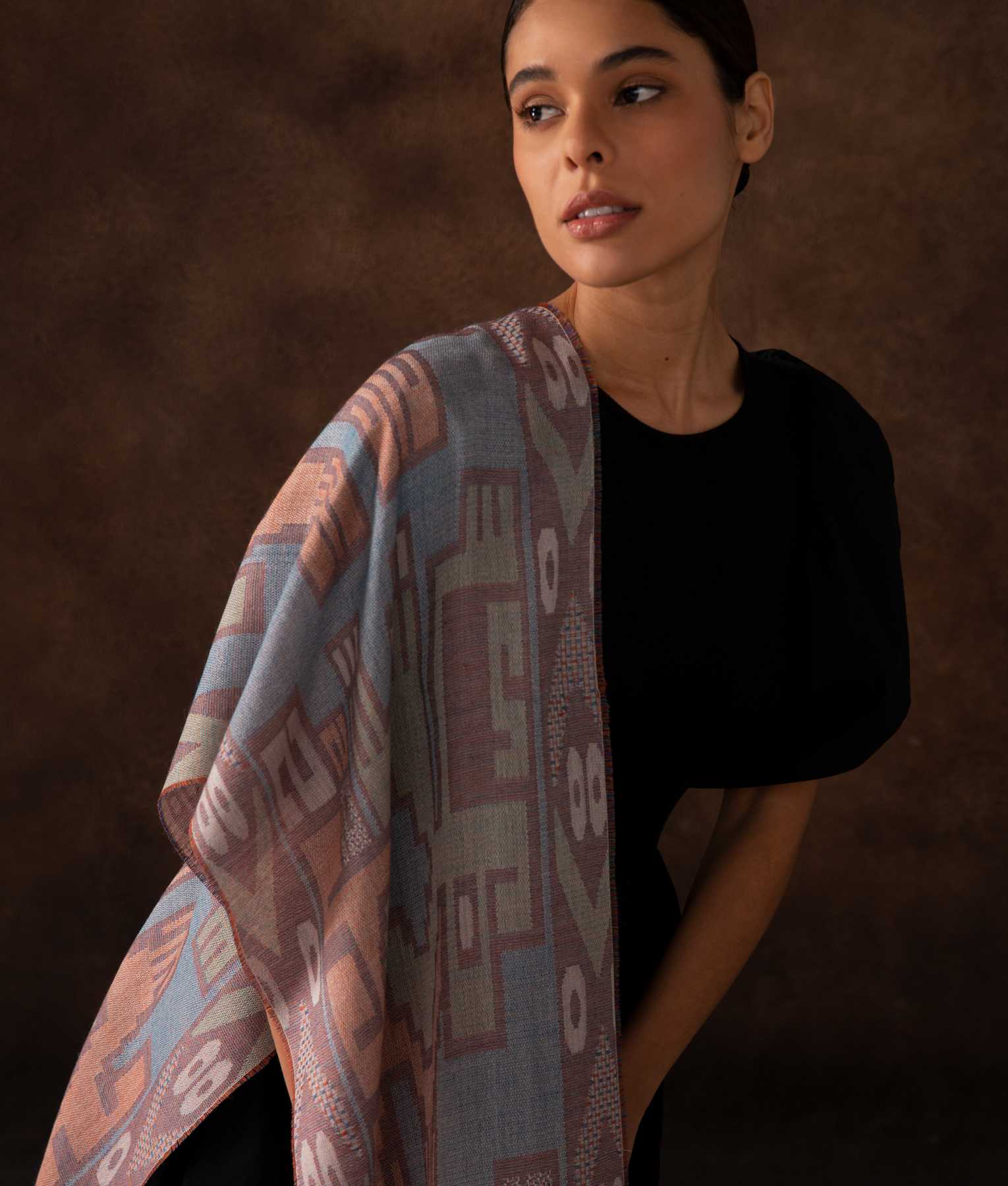 Nazca Dignified Forms Scarf - Image 4