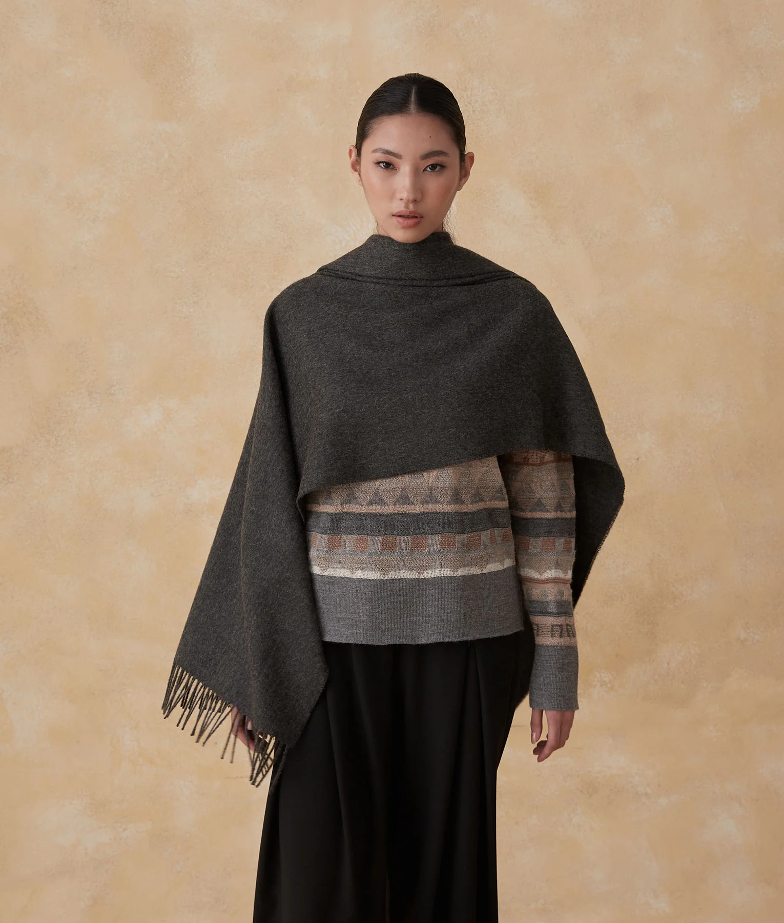 Baby Alpaca Brushed Shawl - Image 4