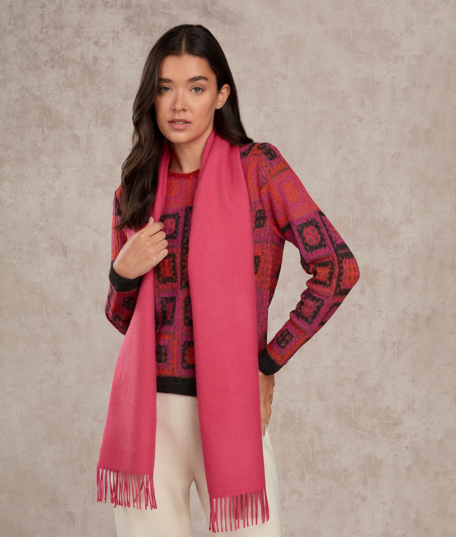 Premium Alpaca Brushed Scarf - Image 10