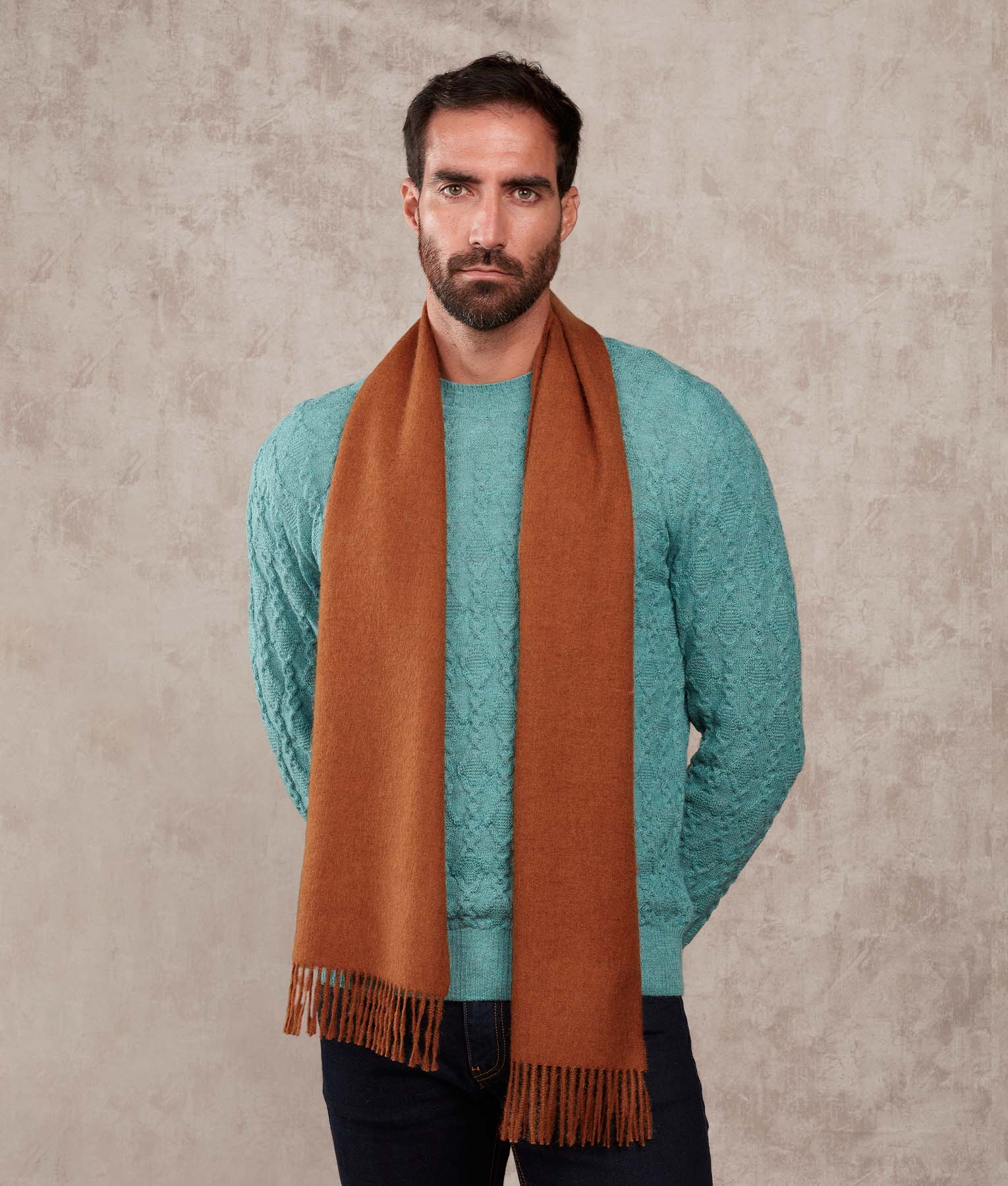 Premium Alpaca Brushed Scarf - Image 11