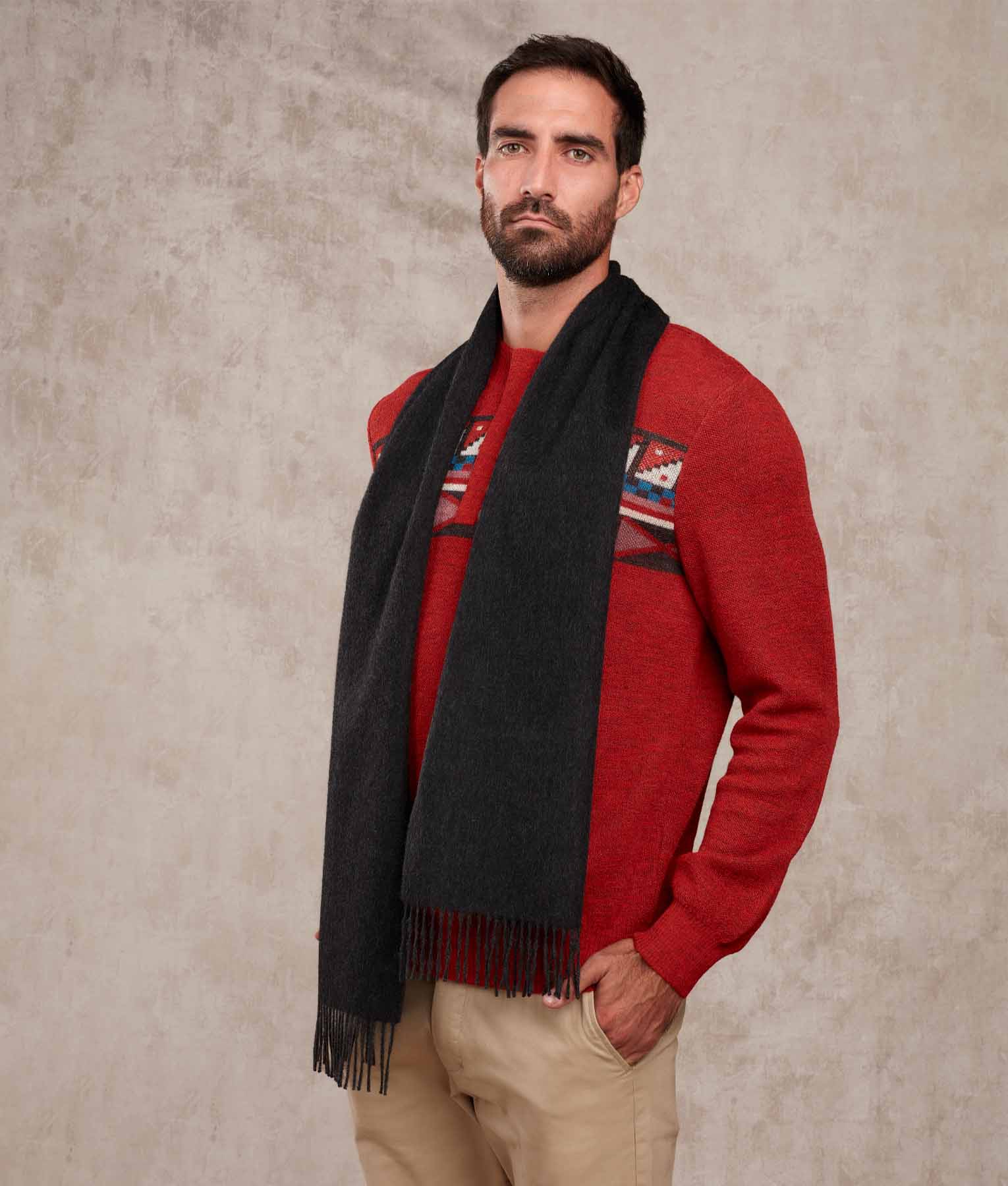 Premium Alpaca Brushed Scarf - Image 15