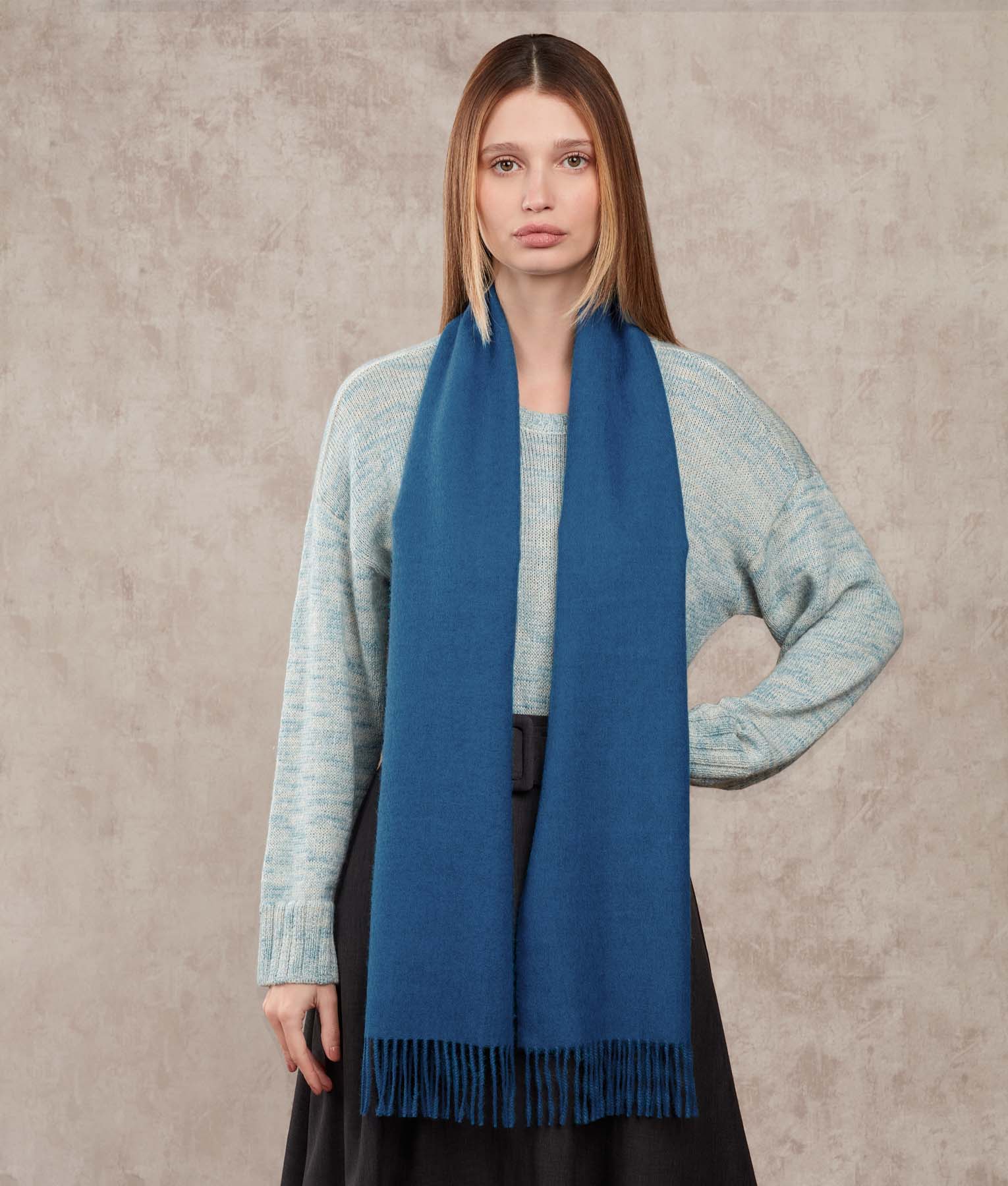 Premium Alpaca Brushed Scarf - Image 9