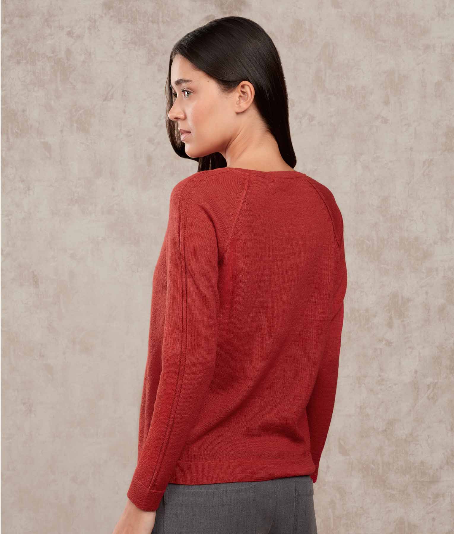 Basic Raglan Sleeves Sweater - Image 7