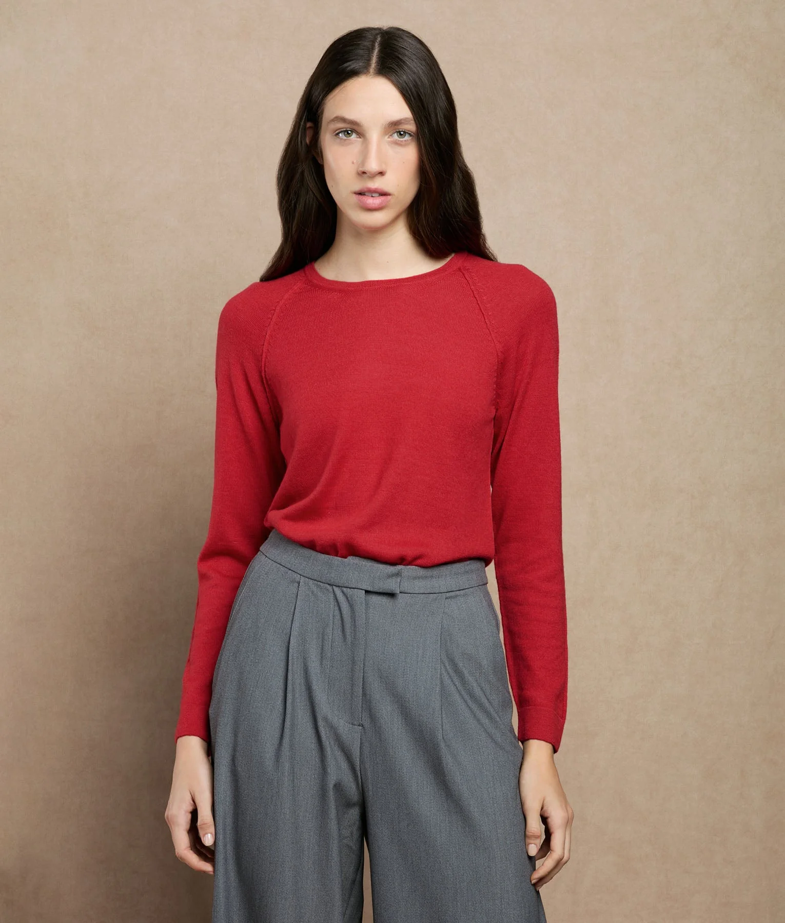 Basic Raglan Sweater - Image 7