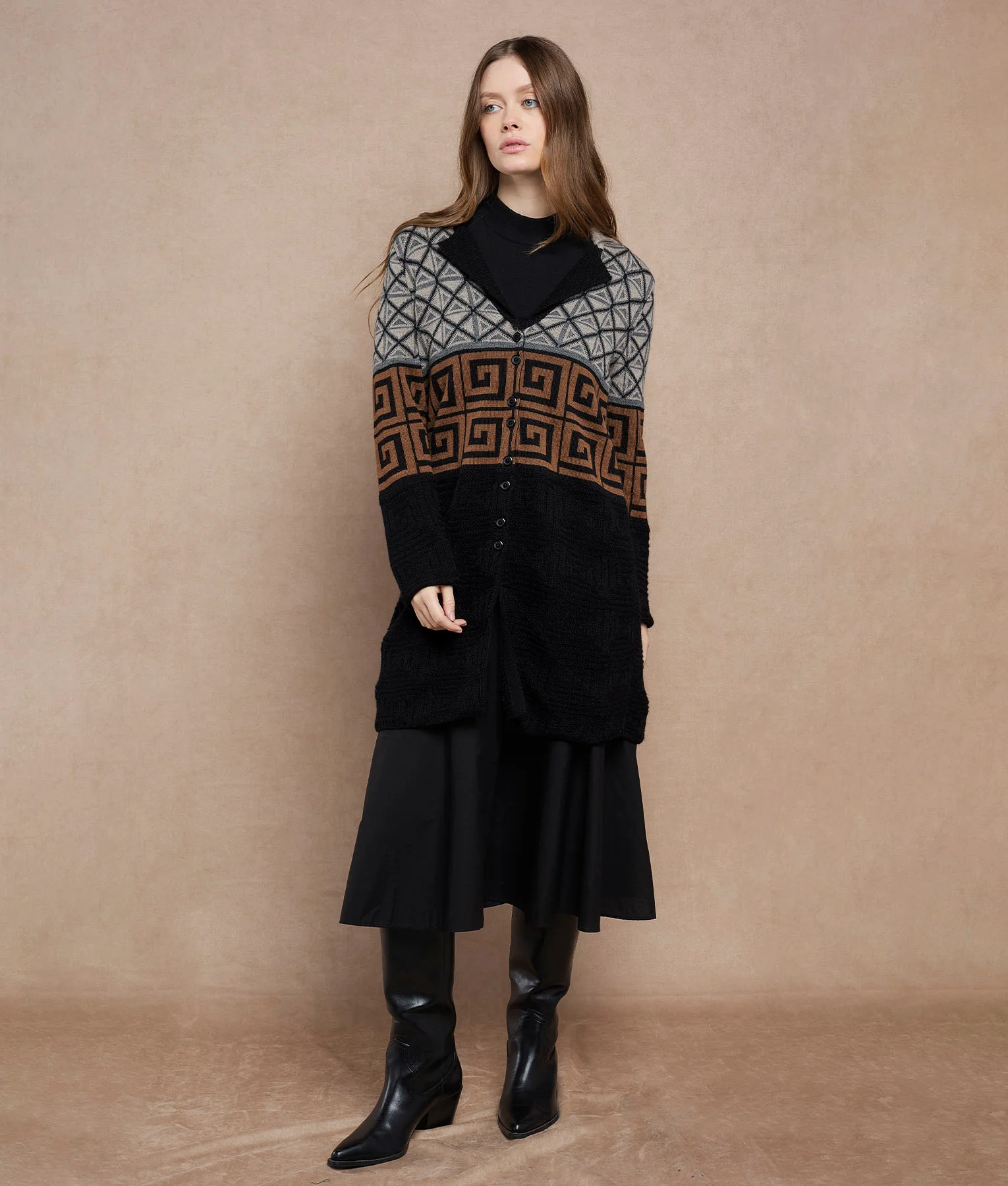 Beto Long Cardigan