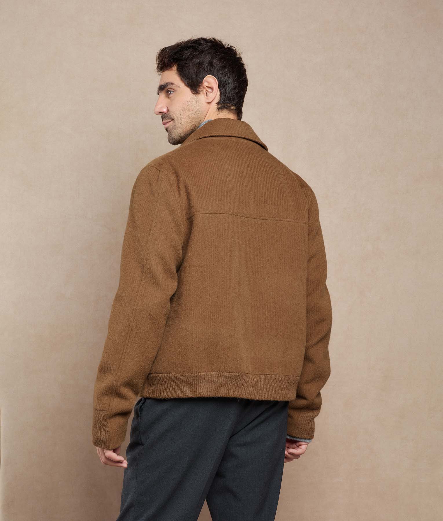 Bikie Men“s Jacket - toasted coconut - Image 4