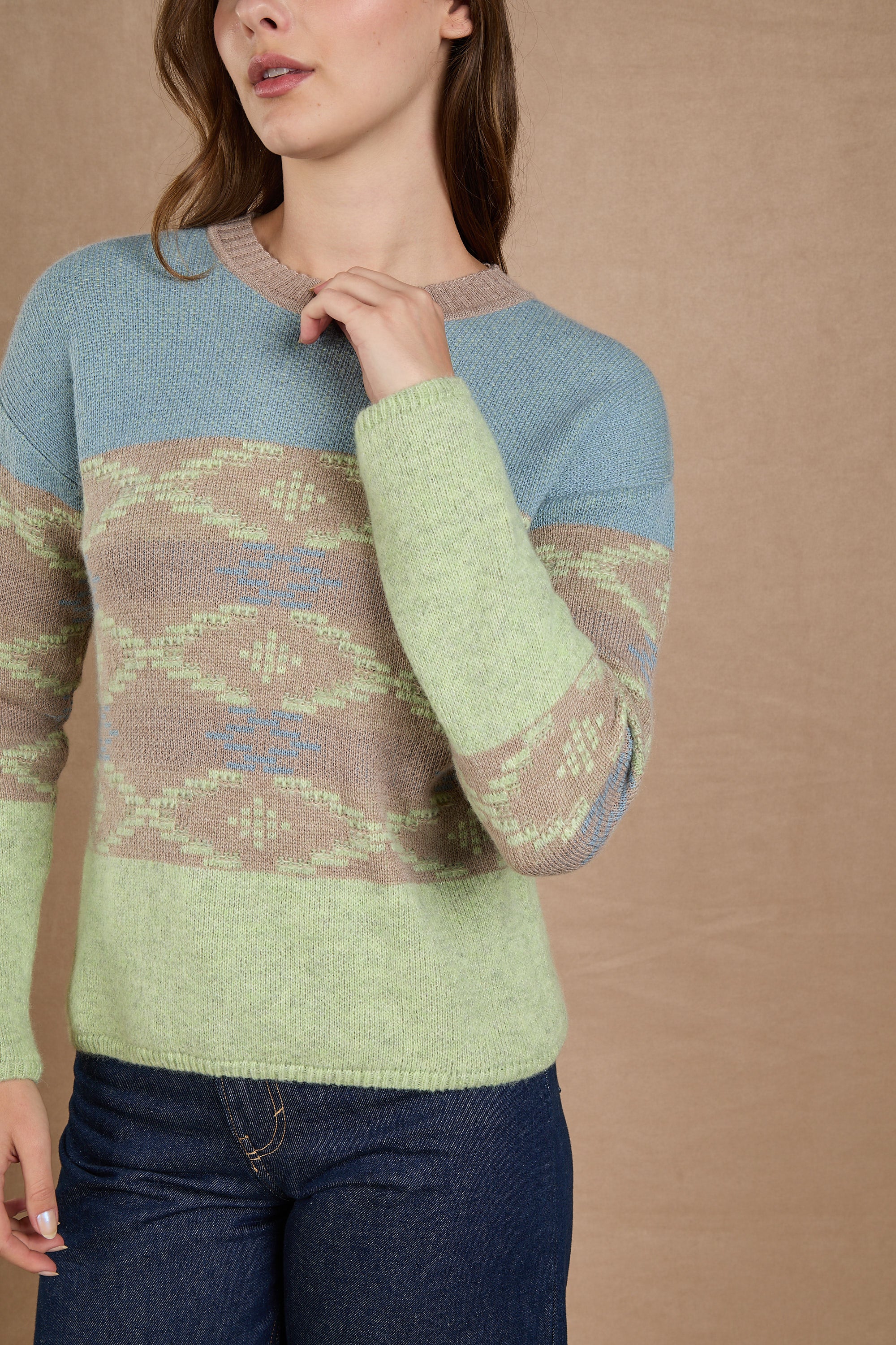Multicolor Diamond Sweater - Image 2