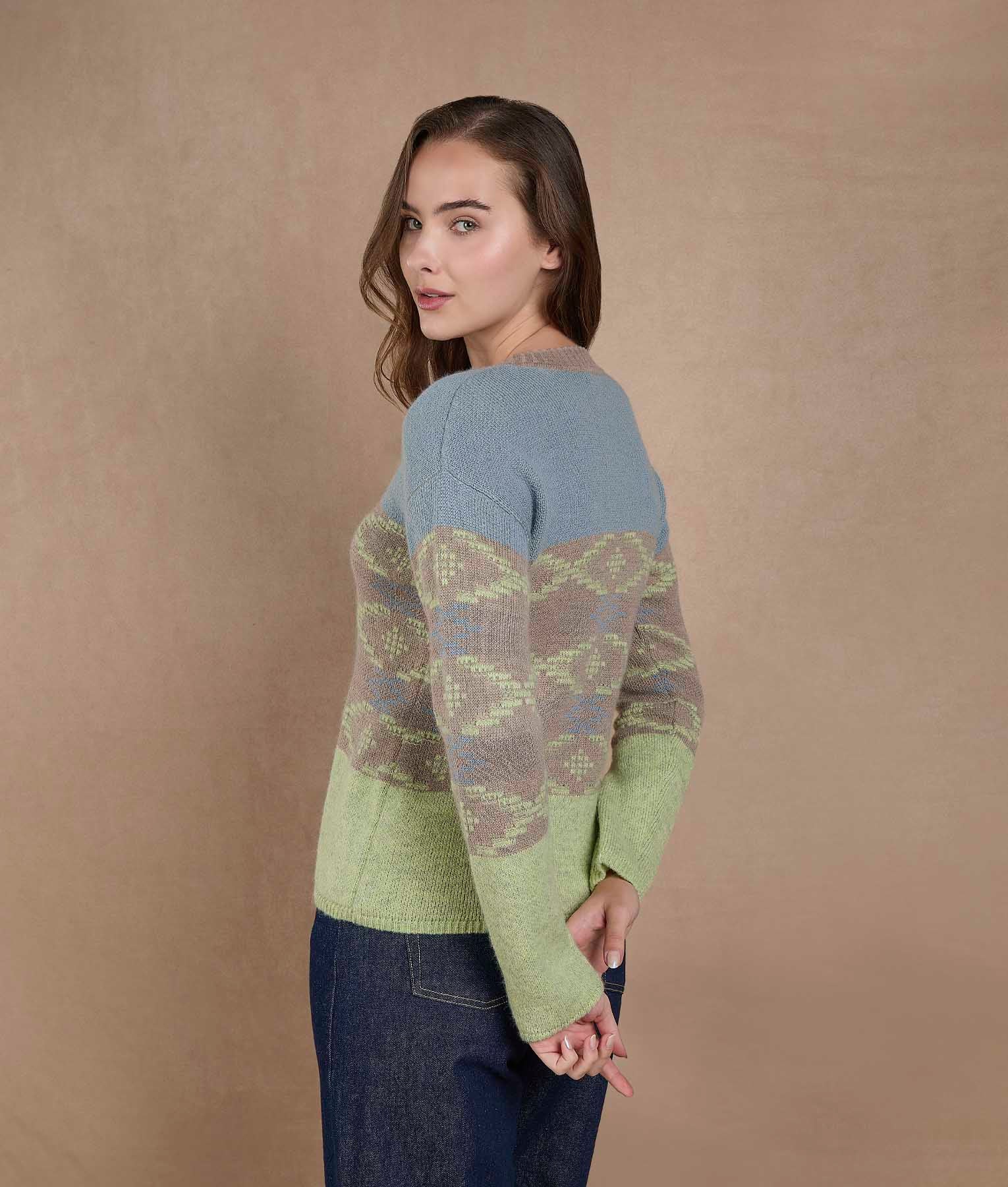 Multicolor Diamond Sweater - Image 3