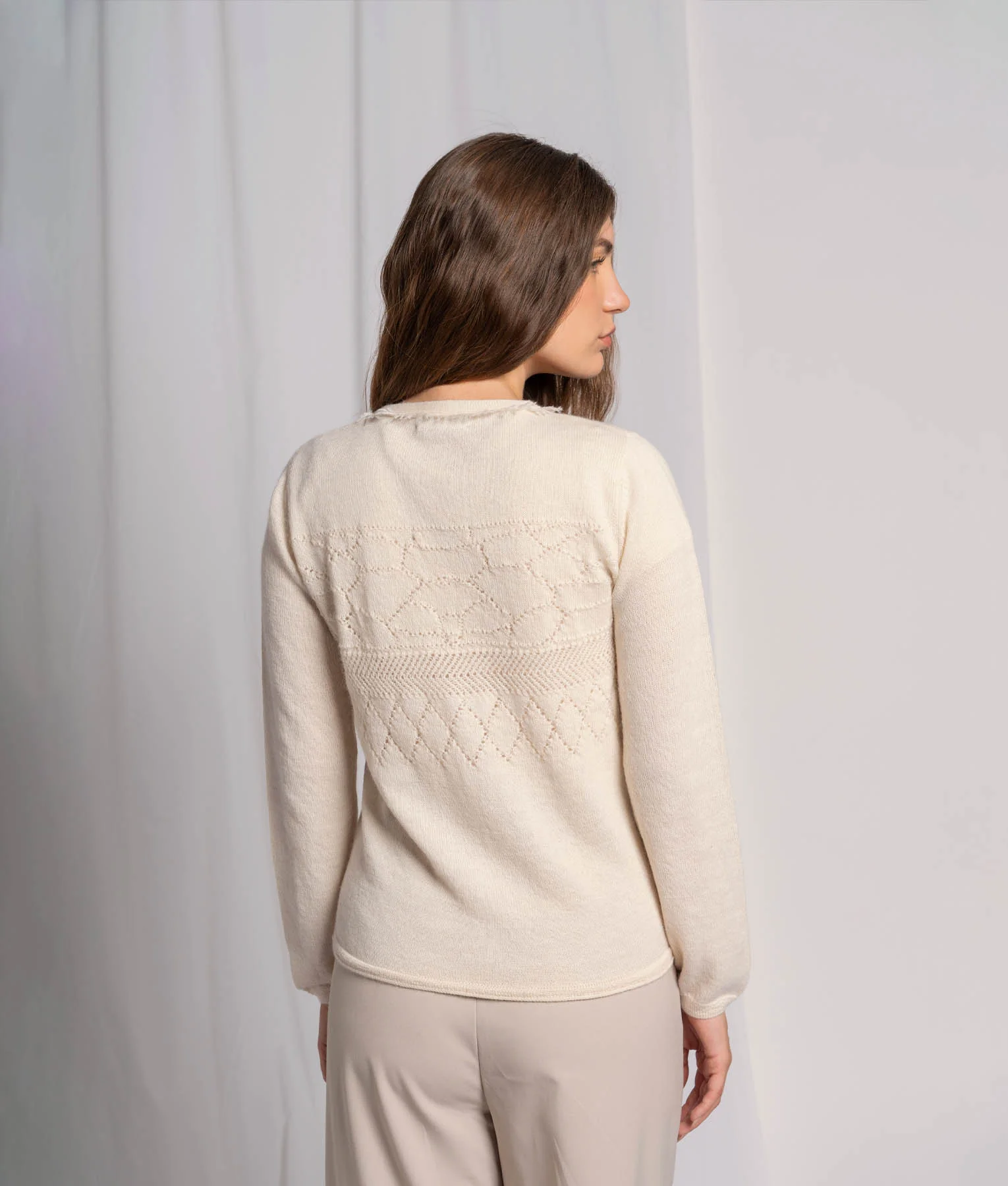 Blossom Cardigan With Lace Effect - Image 3