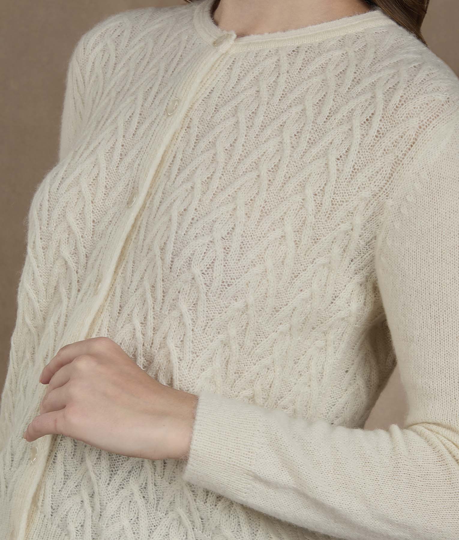 Bright White Cardigan - Image 2