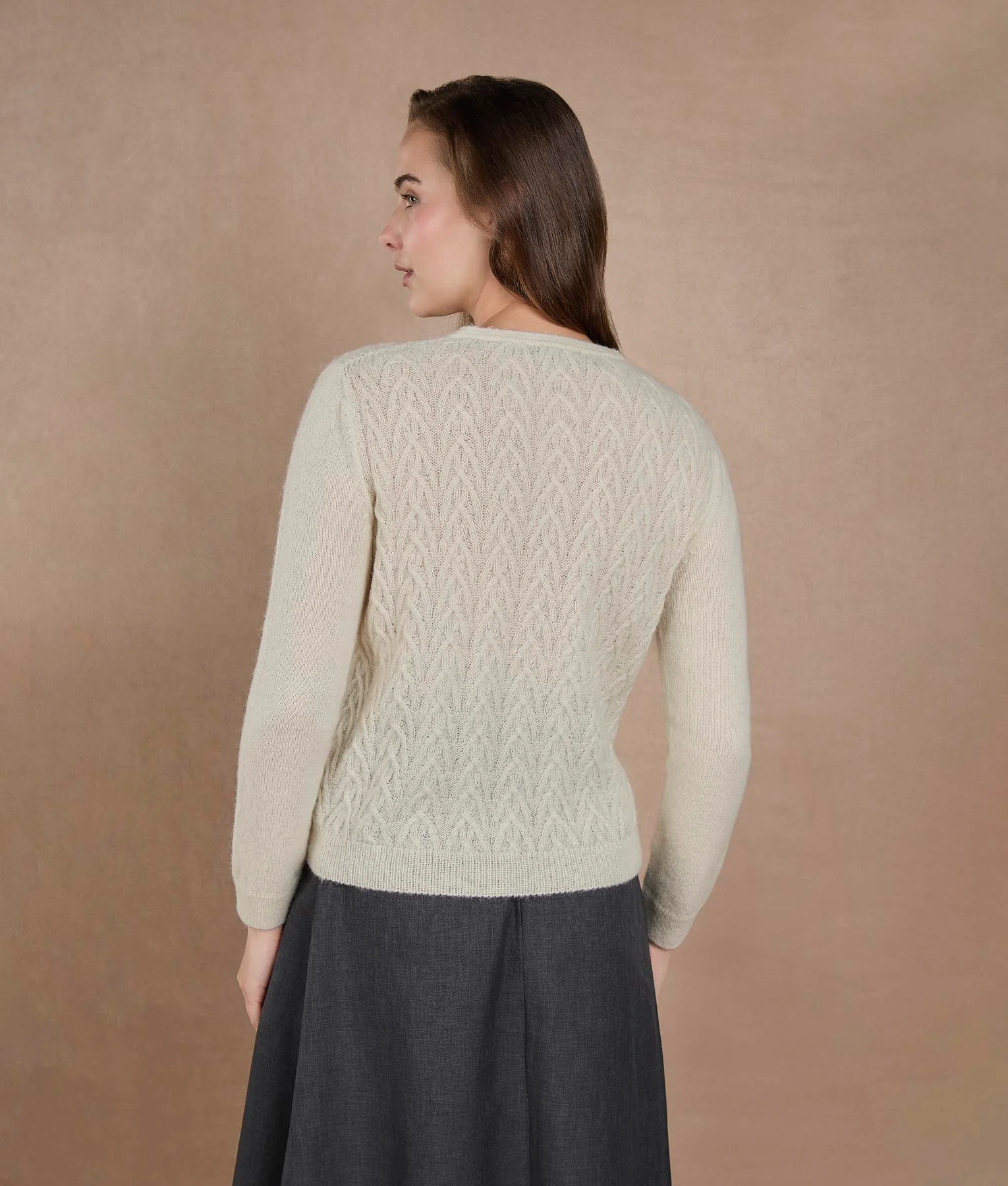 Bright White Cardigan - Image 3