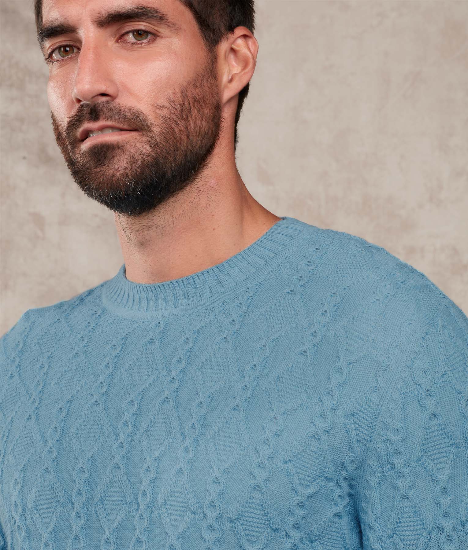 Cables & More Crew Neck Sweater - Image 4