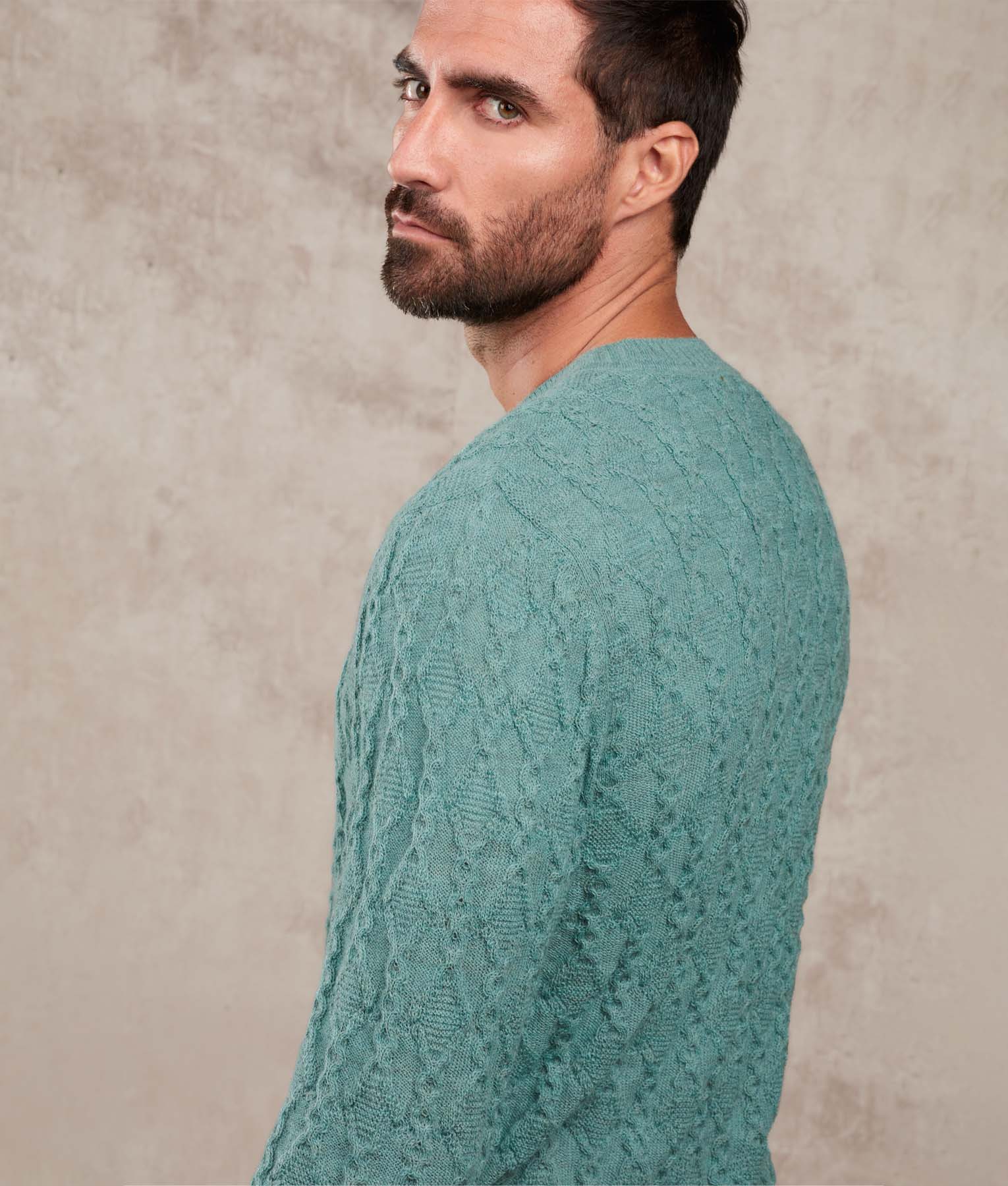 Cables & More Crew Neck Sweater - Image 5