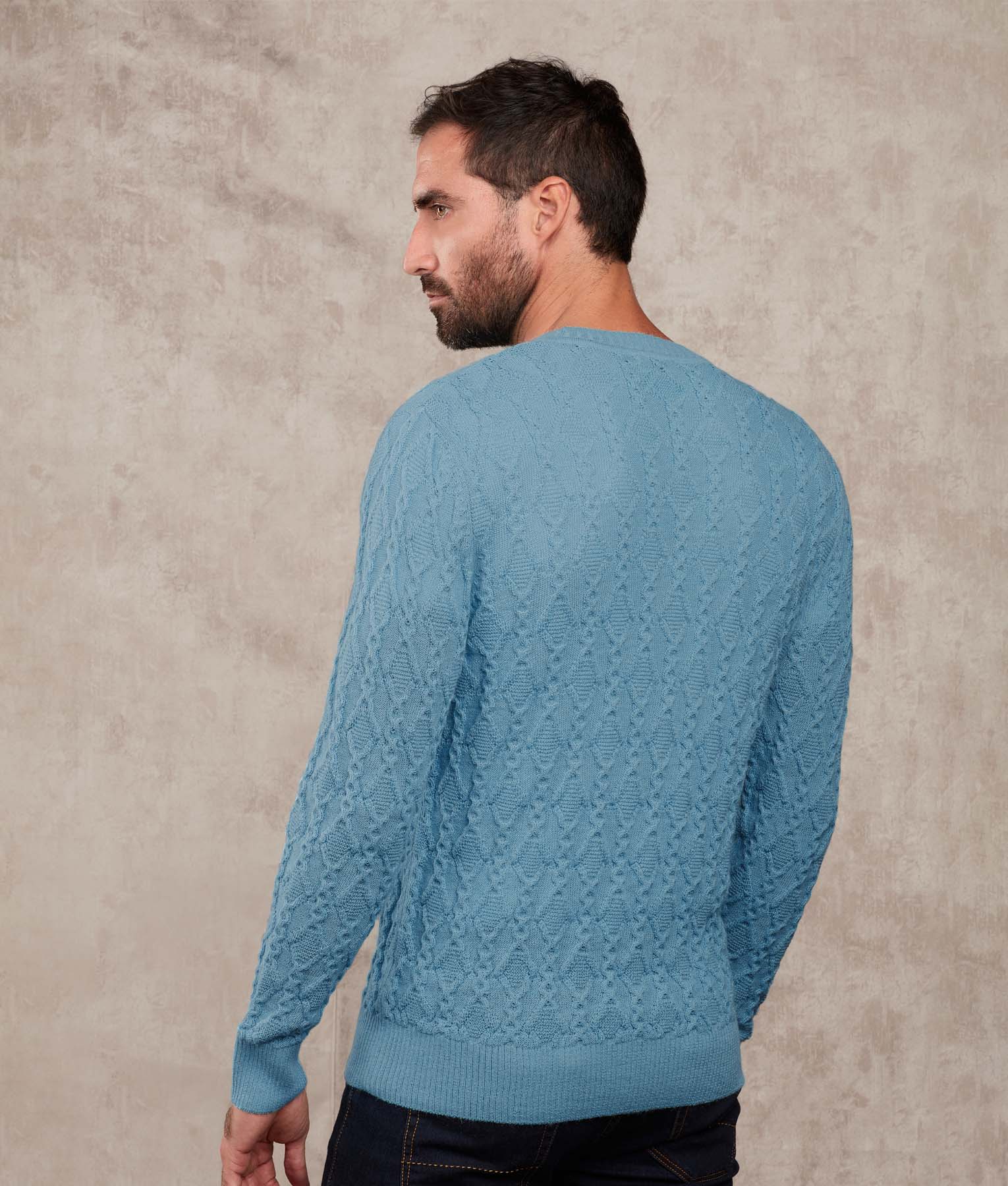 Cables & More Crew Neck Sweater - Image 7