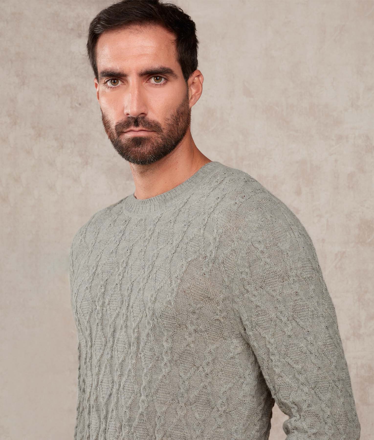 Cables & More Crew Neck Sweater - Image 8