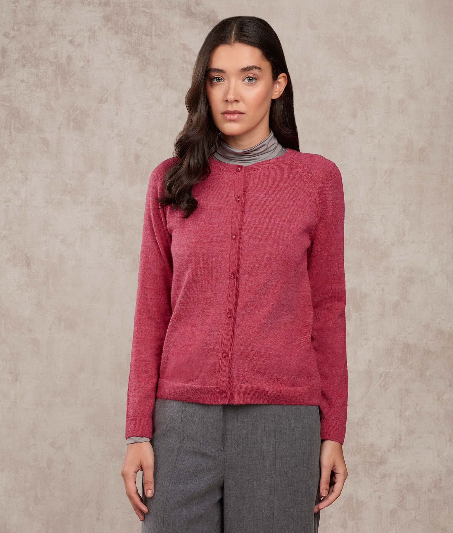 Basic Raglan Sleeves Cardigan - Image 5