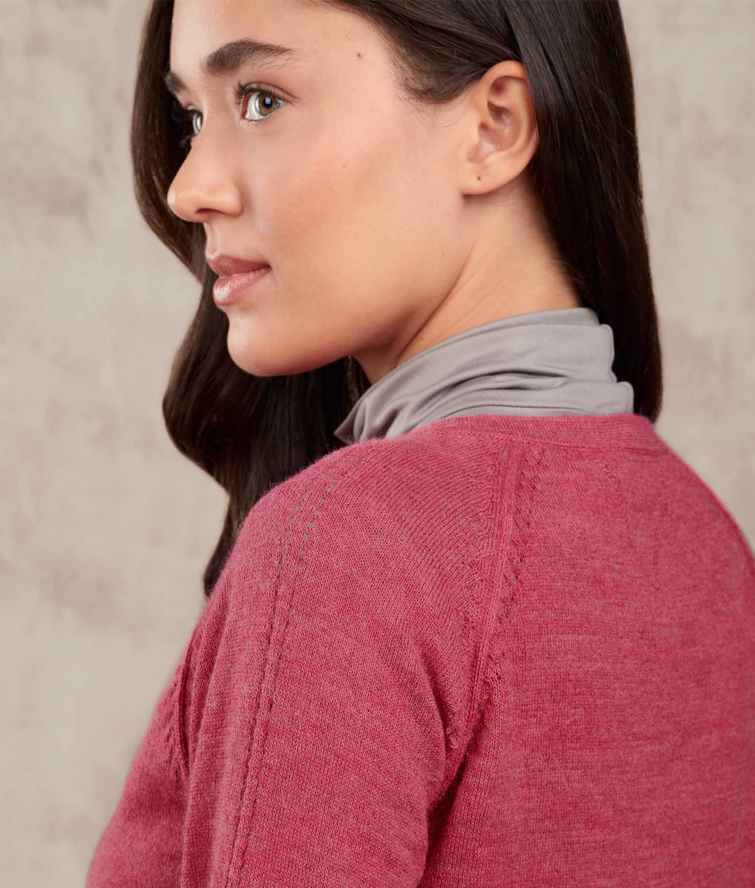 Basic Raglan Sleeves Cardigan - Image 6