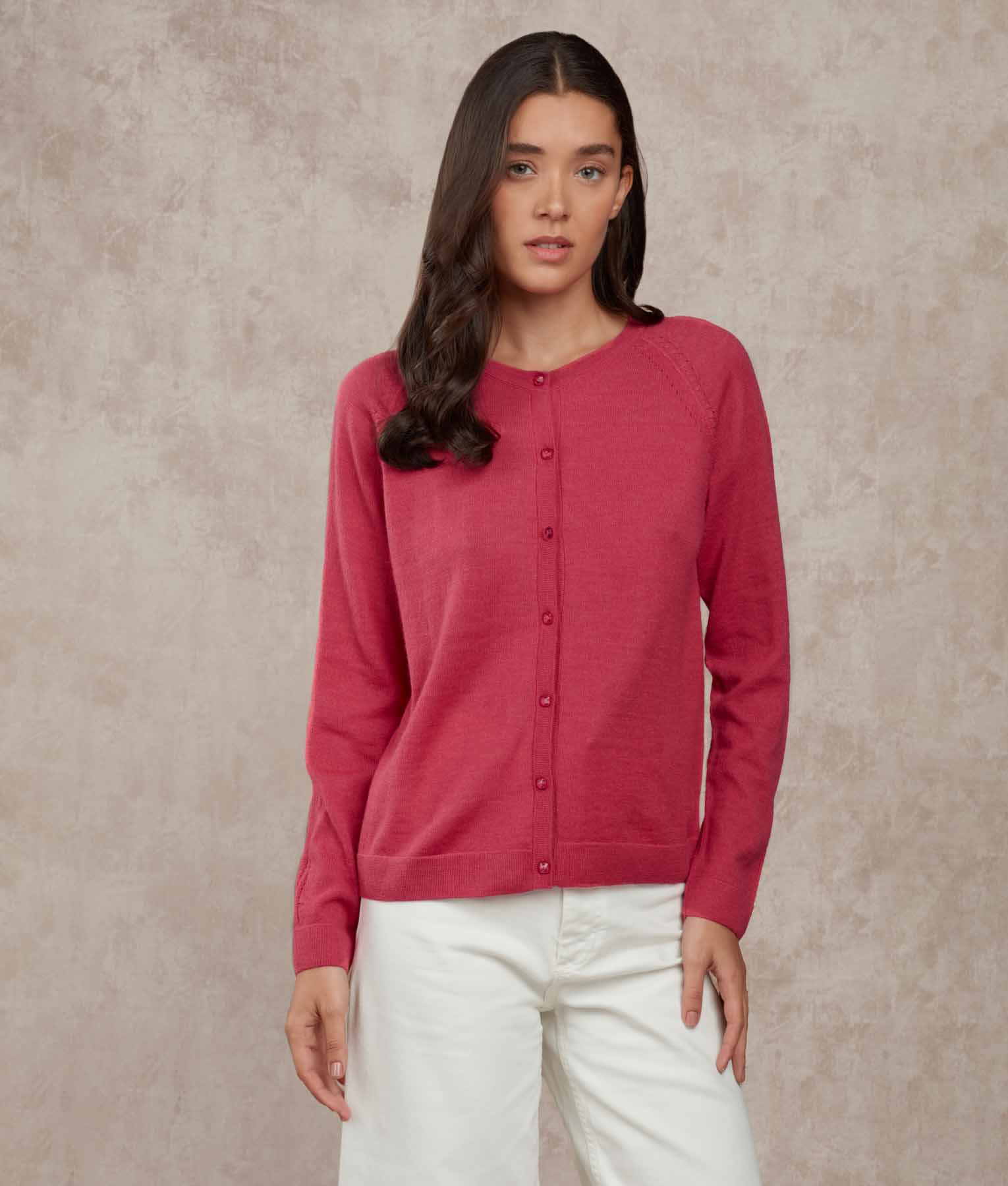 Basic Raglan Sleeves Cardigan - Image 7