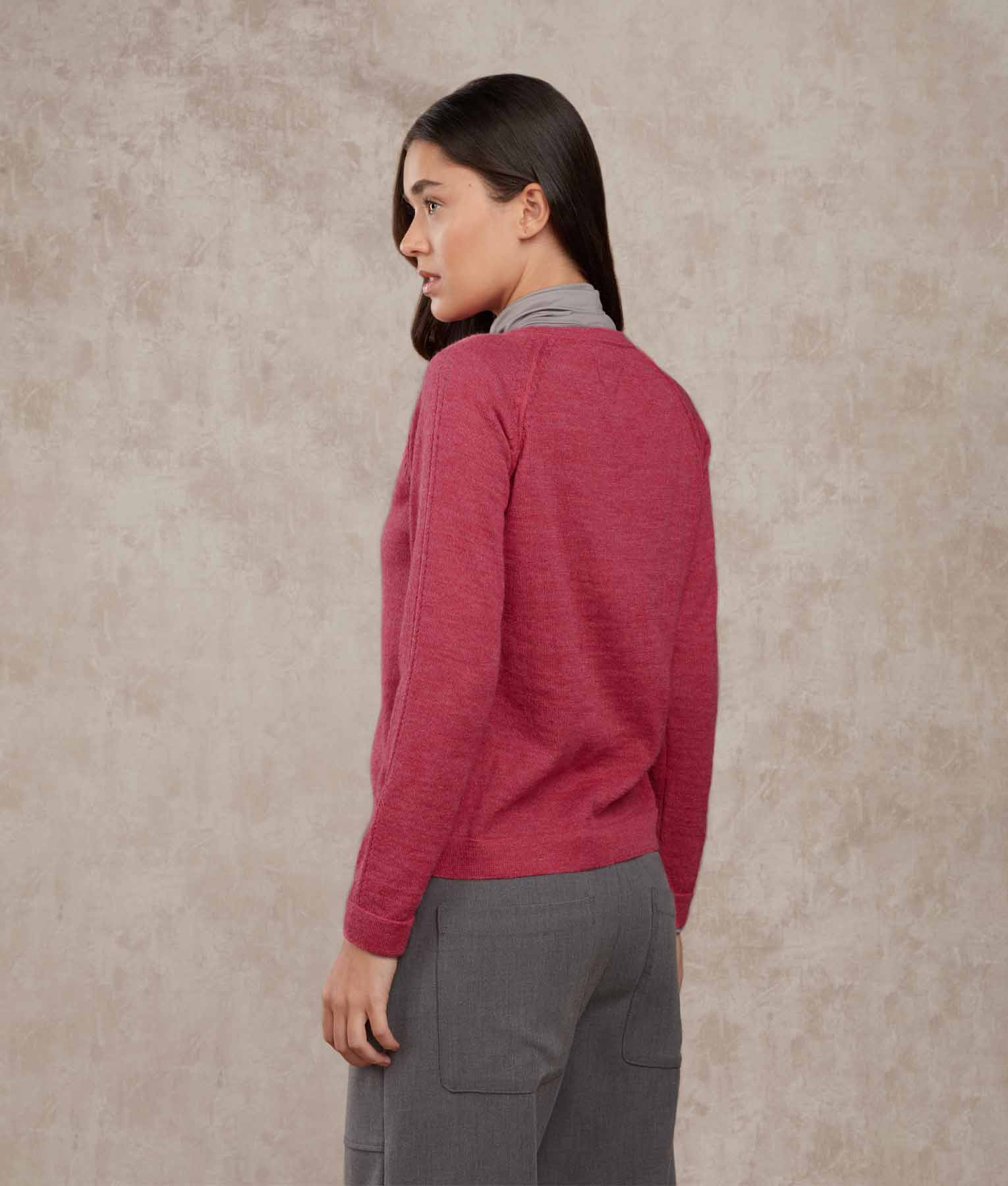 Basic Raglan Sleeves Cardigan - Image 8