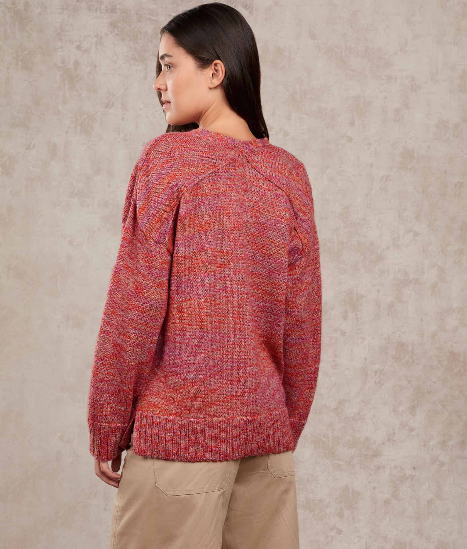 Oversized V Neck Sweater - Image 4
