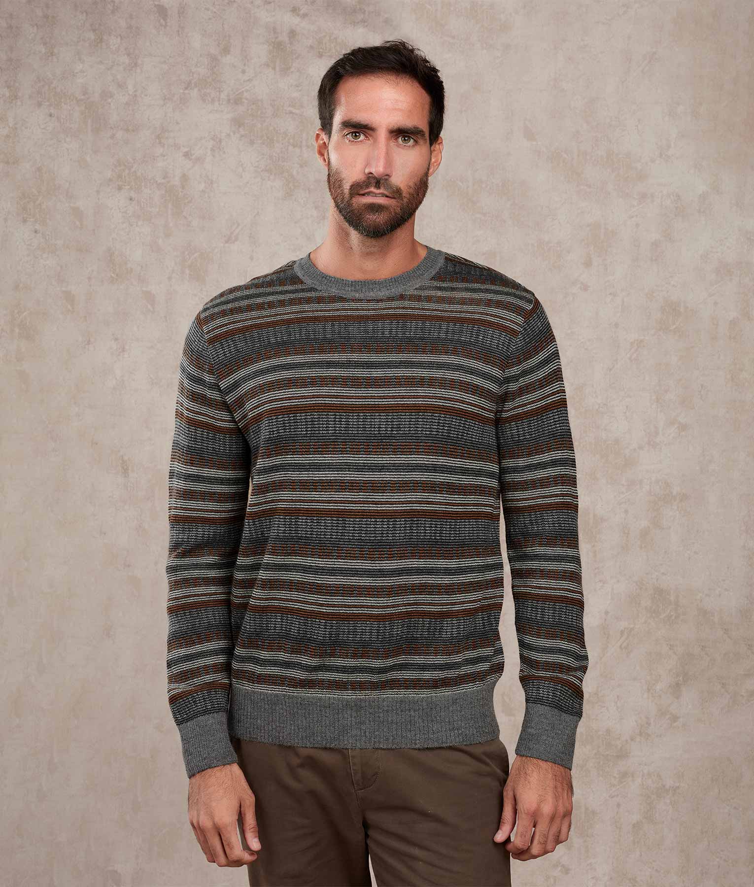 Classic Interlock Stripes Sweater - Image 3