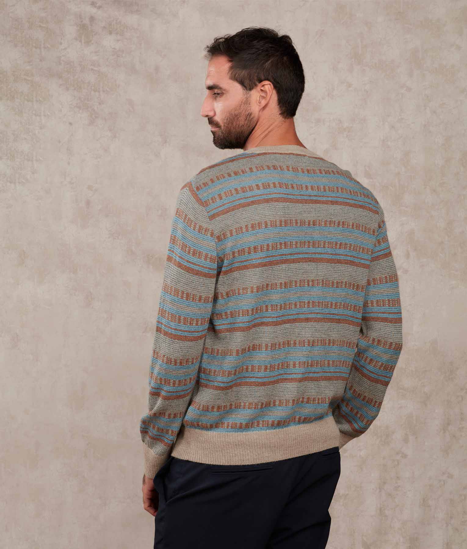 Classic Interlock Stripes Sweater - Image 4