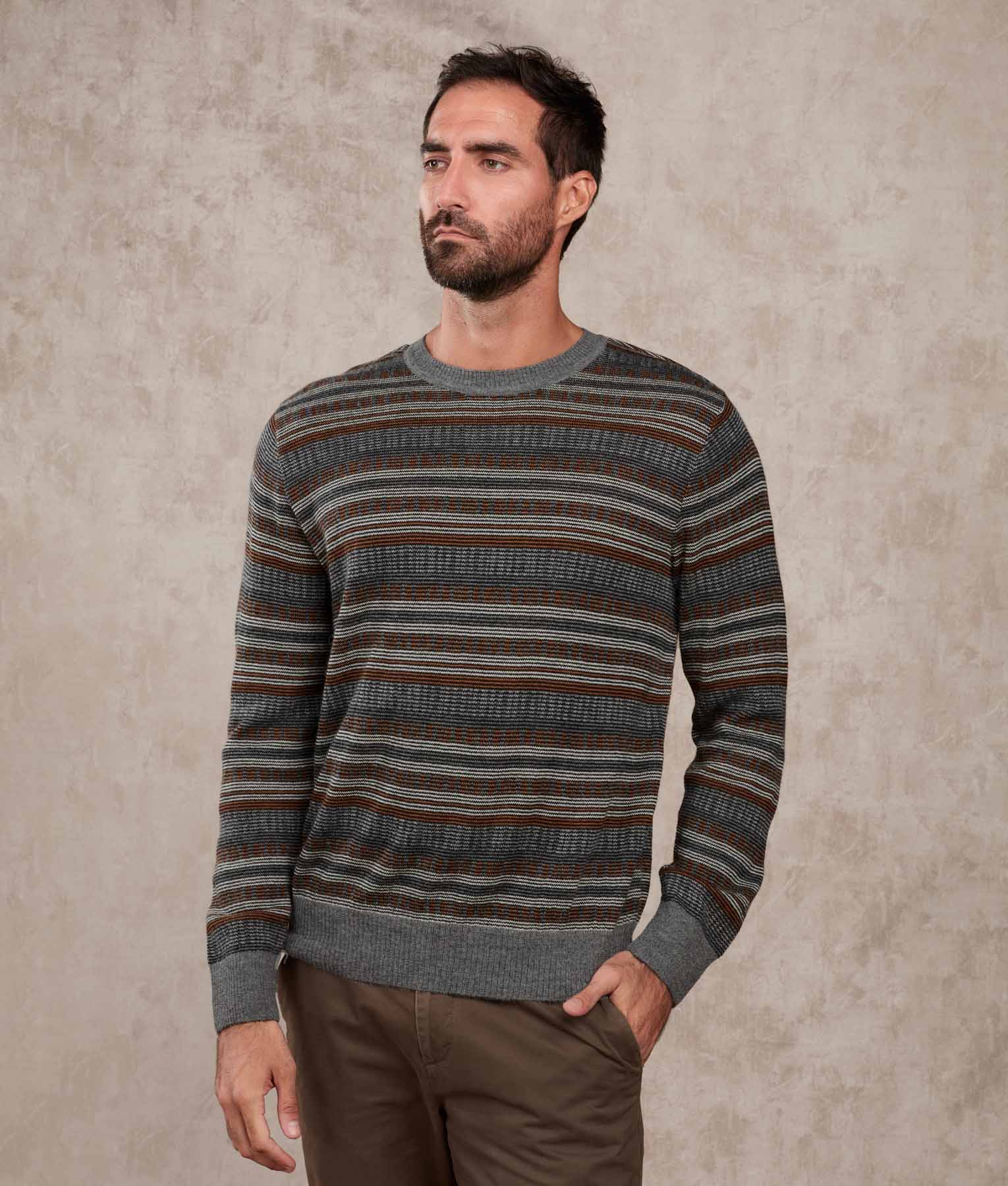 Classic Interlock Stripes Sweater - Image 9