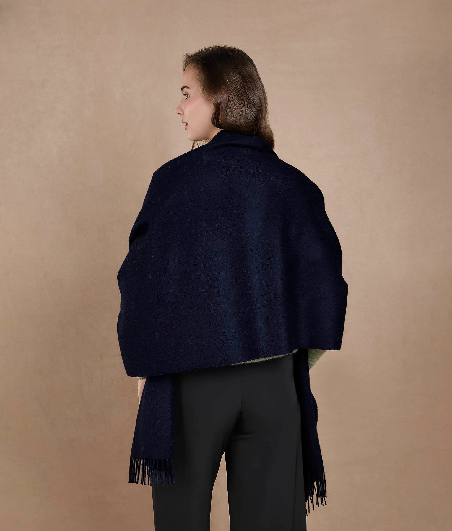 Brushed Shawl - Total Eclipse - Image 3