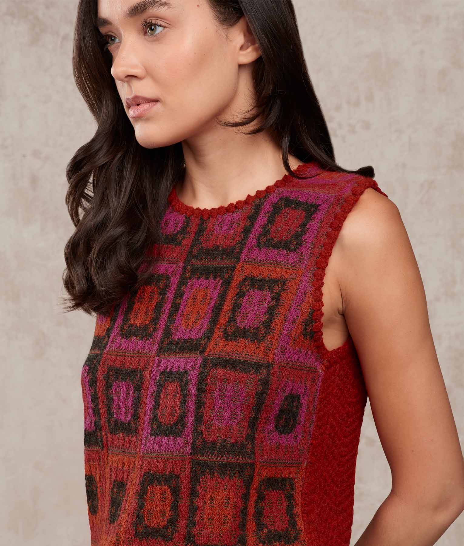 Dreams Of Crochet O Neck Vest - Image 4