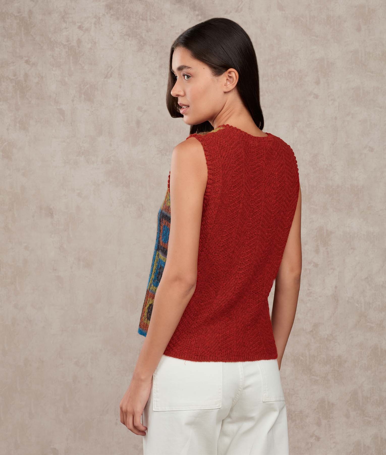 Dreams Of Crochet O Neck Vest - Image 7