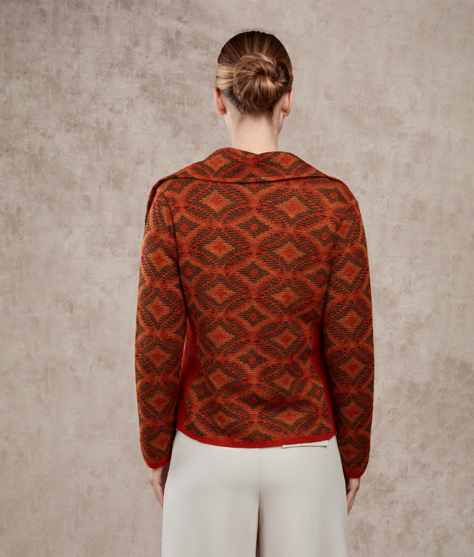 Fitted Wrap Cardigan - Image 3