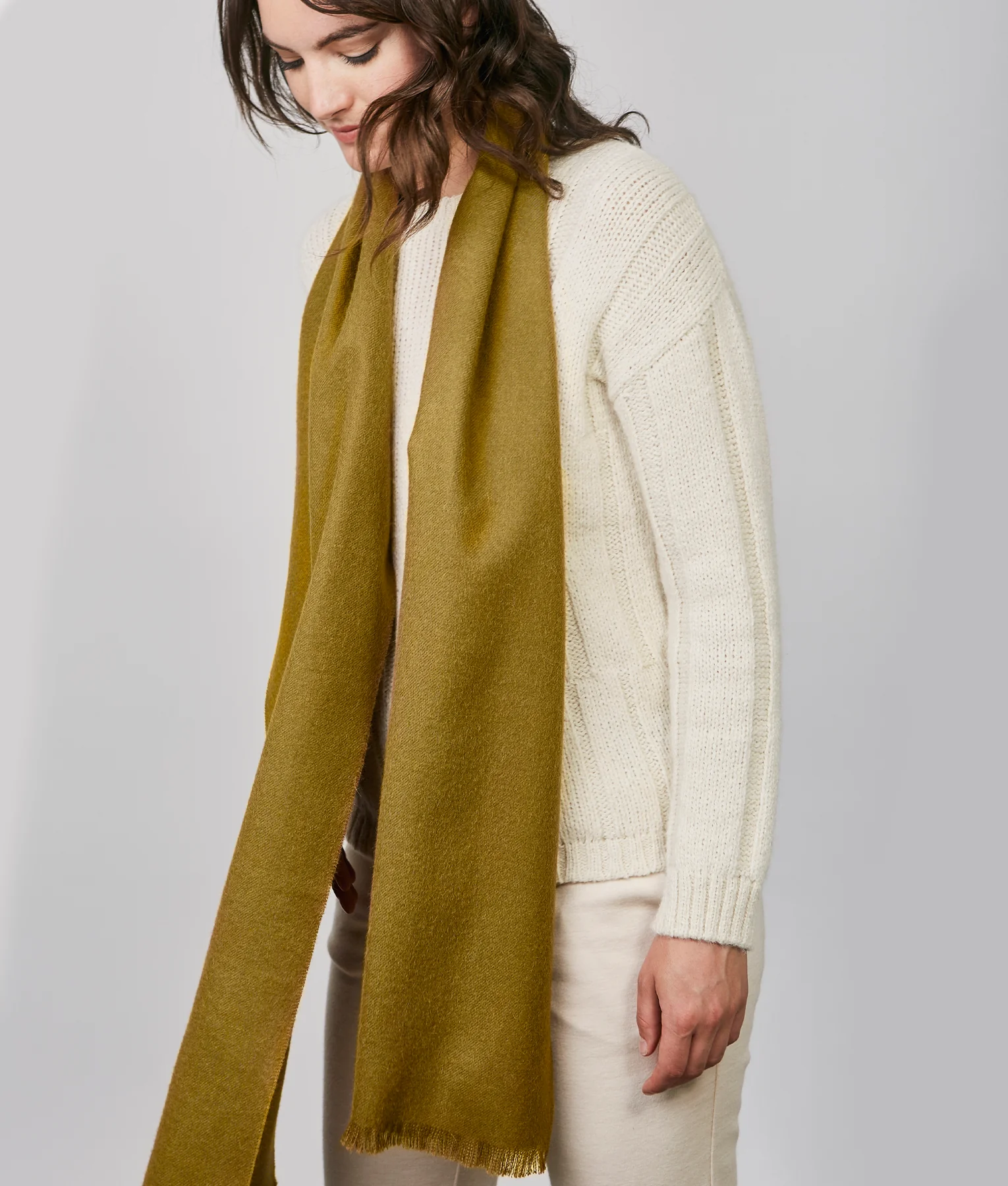New Fringeless Brushed Scarf - Image 4