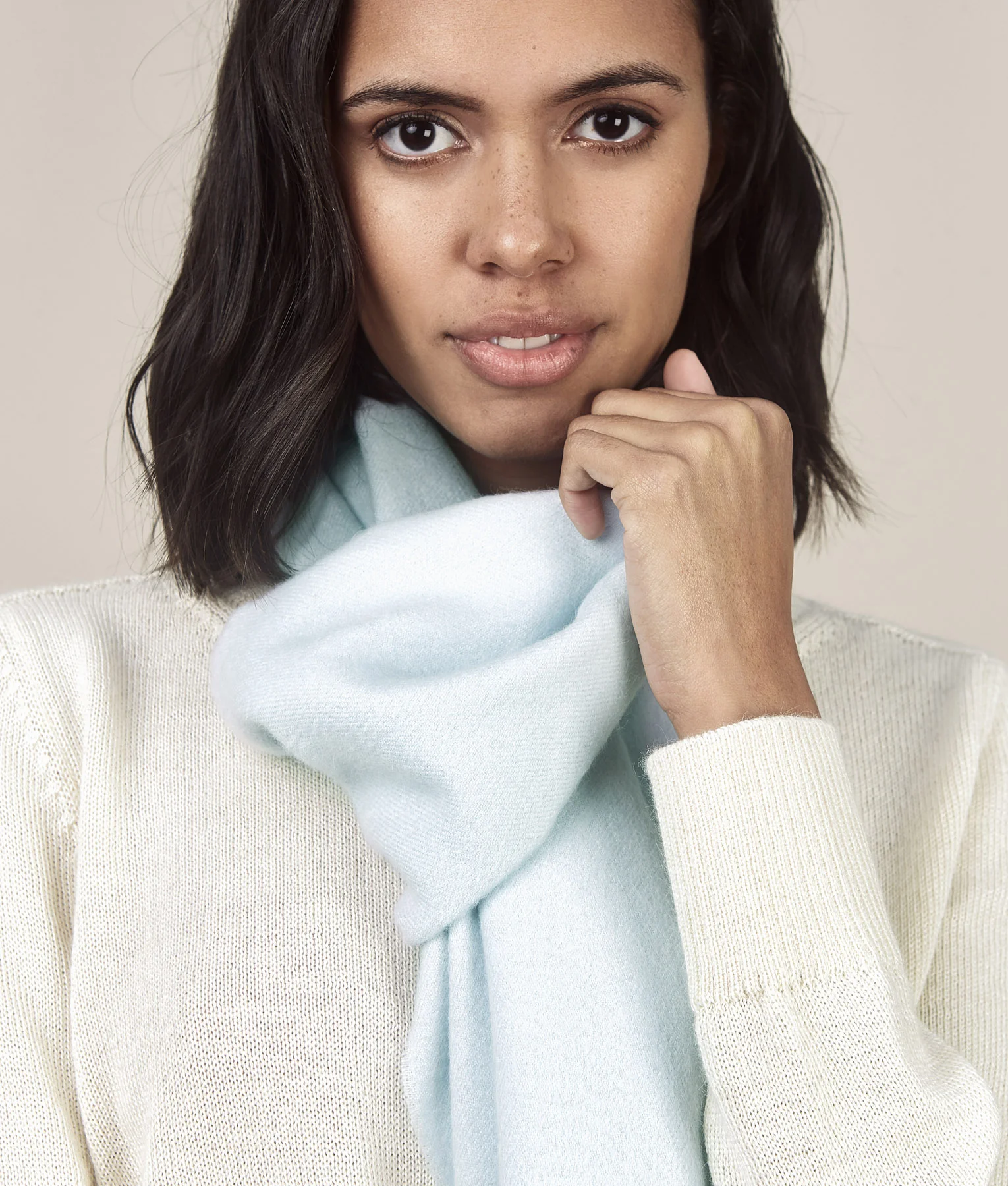 New Fringeless Brushed Scarf - Image 6