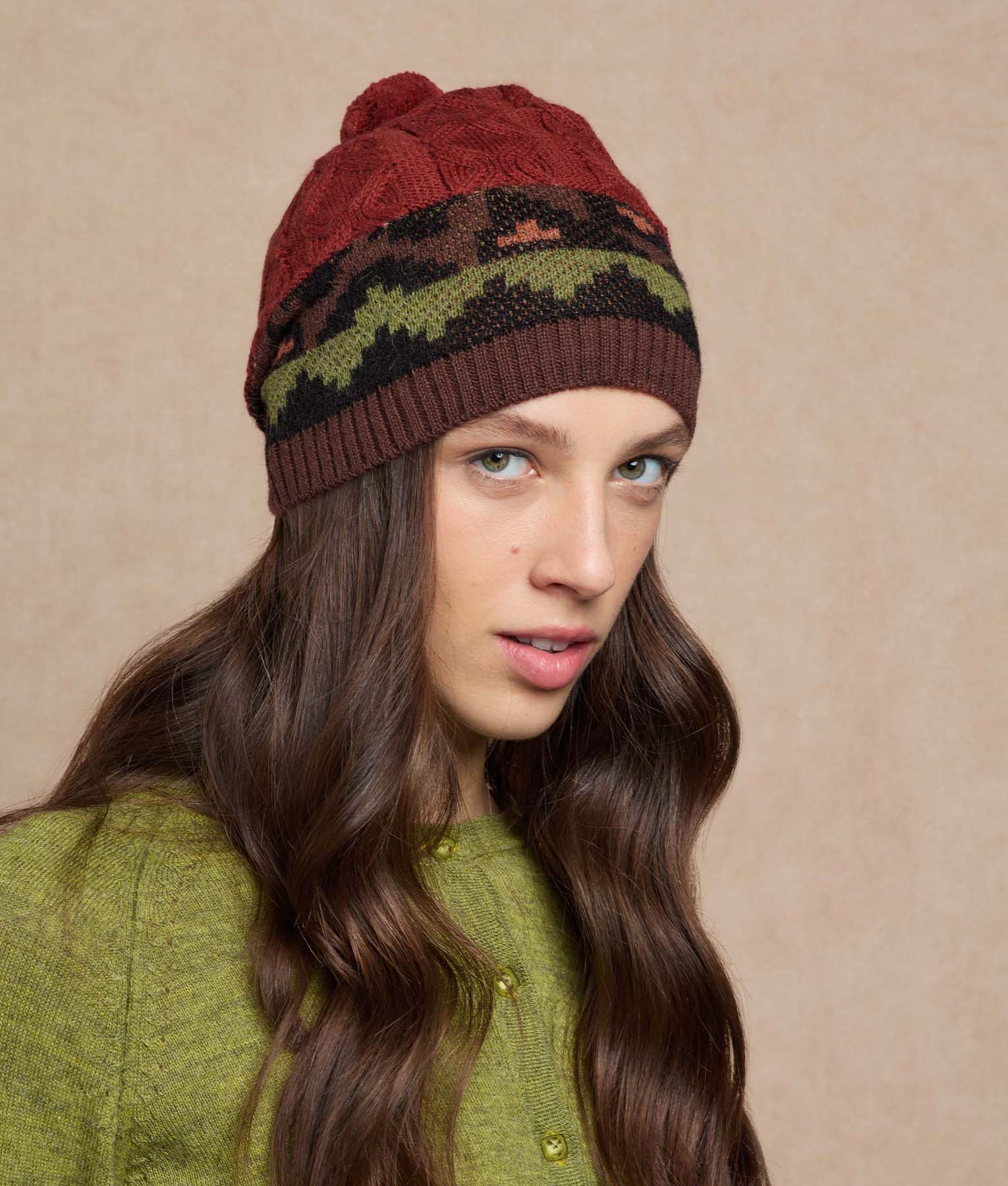 Jacquard Beanie - Image 2