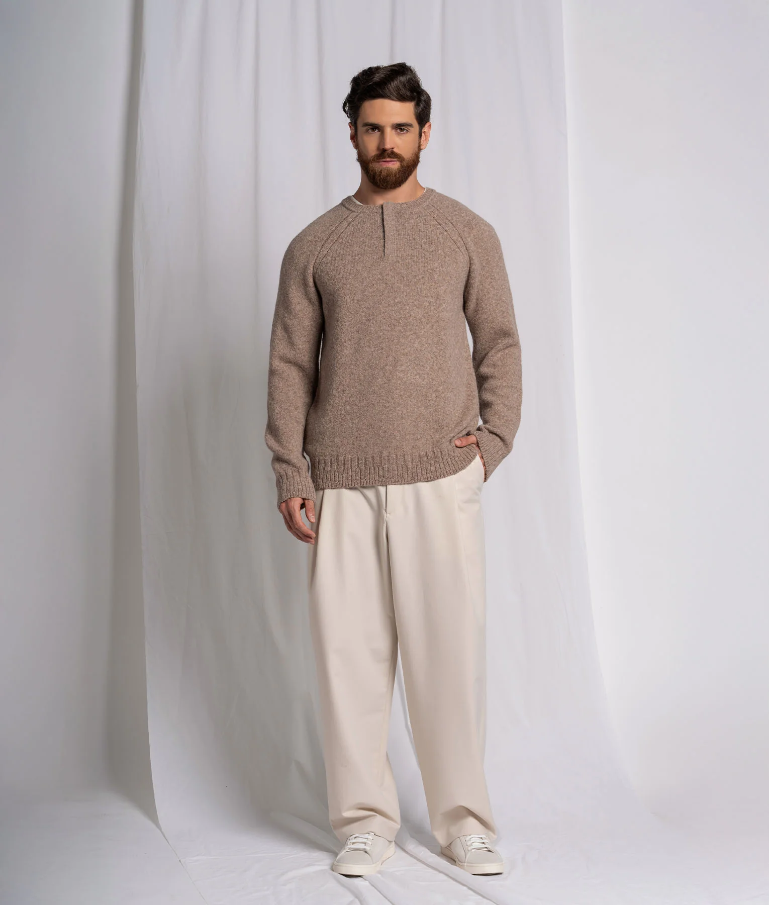 Men's Jersey Raglan Sweater