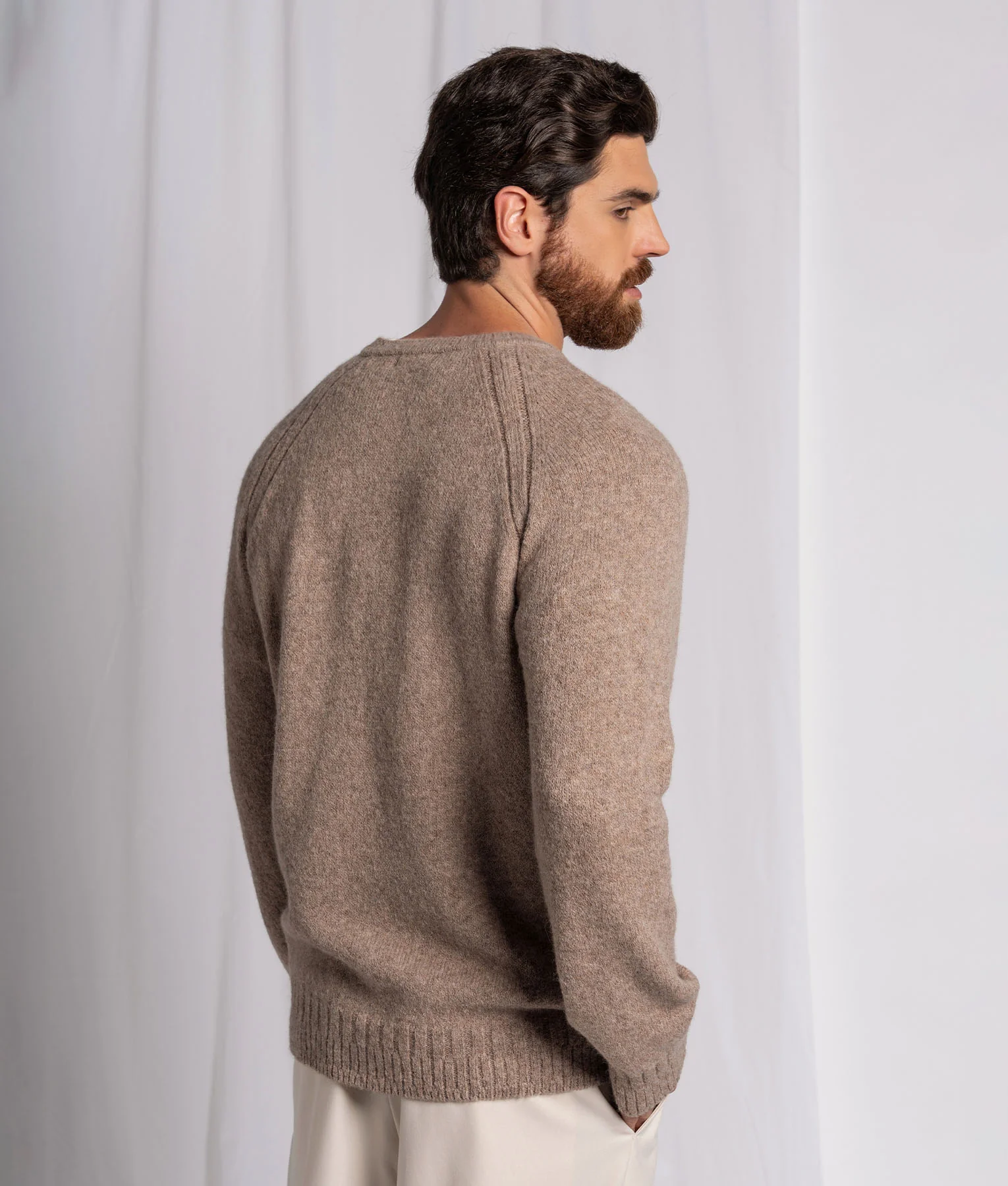 Men's Jersey Raglan Sweater - Image 3