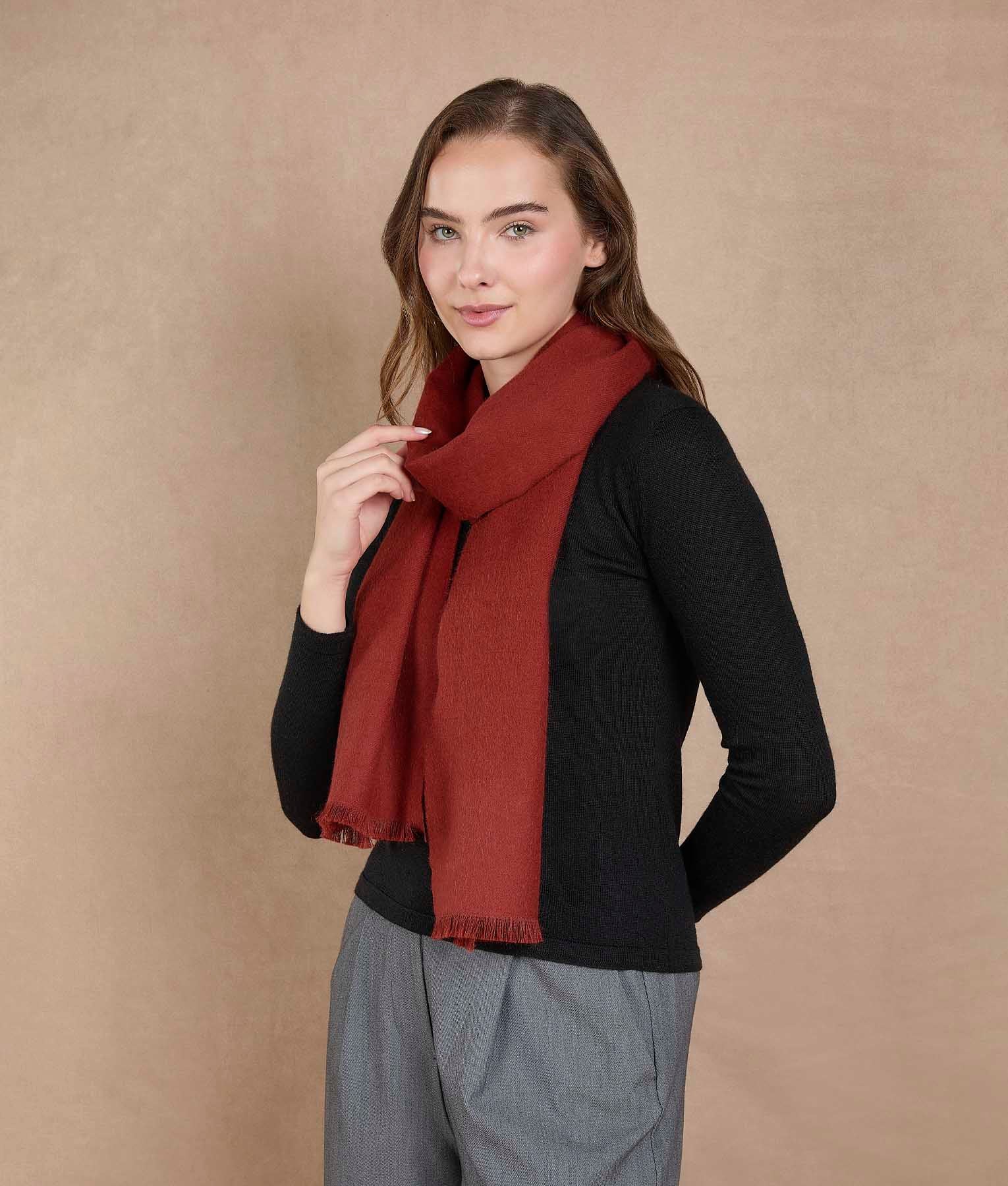 Lava Red Scarf - Image 2