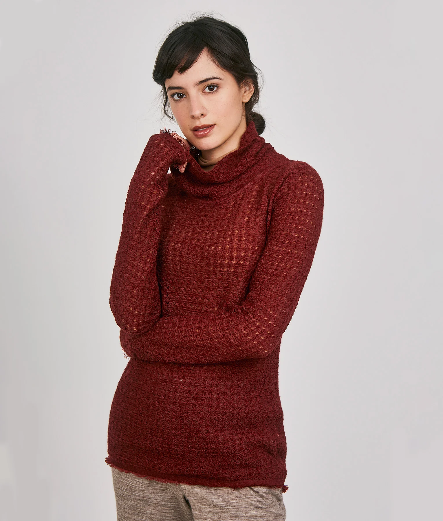 Light Cowl Neck Sweater - Image 3