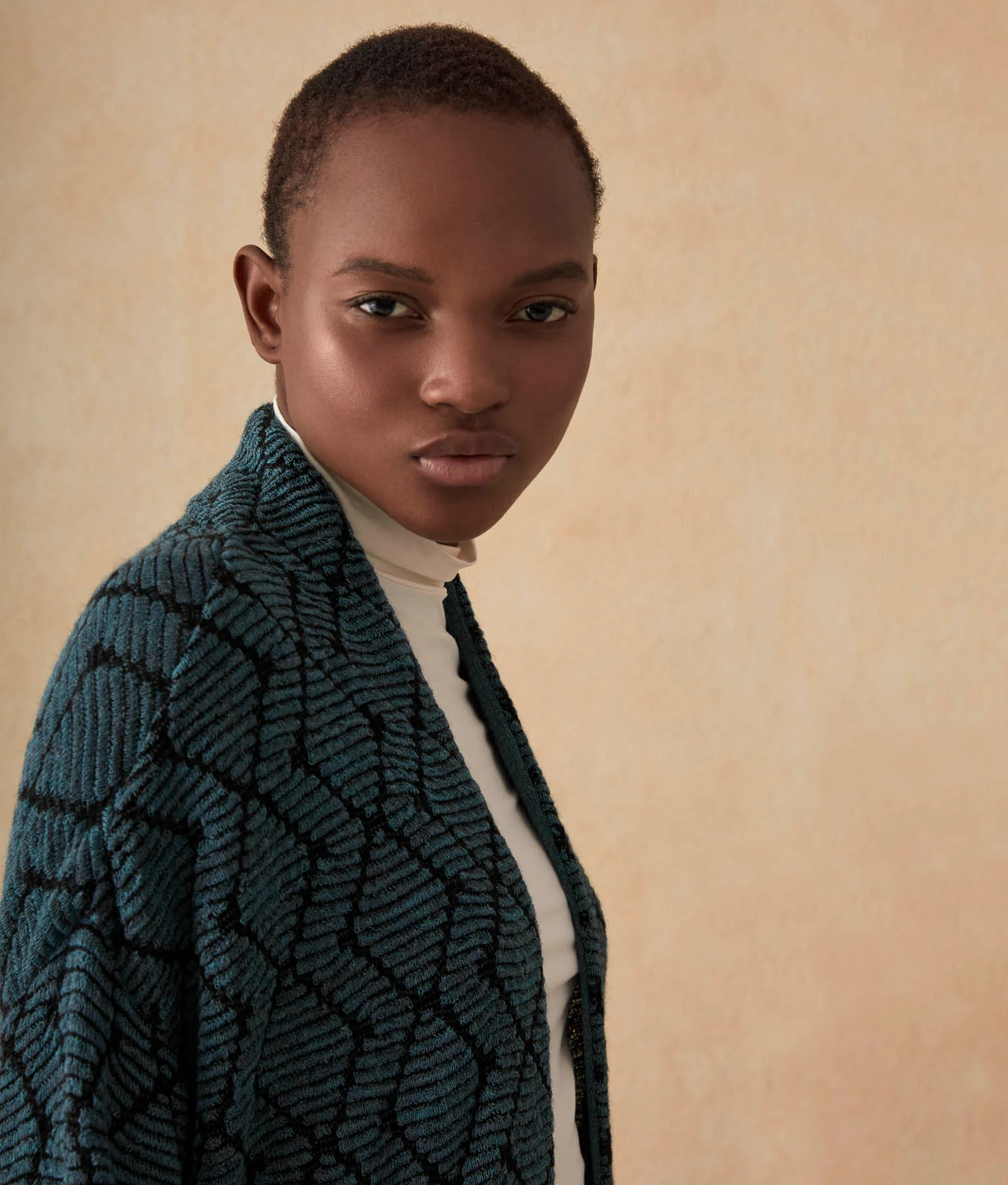 A-Shaped Cardigan with Pockets - Image 5