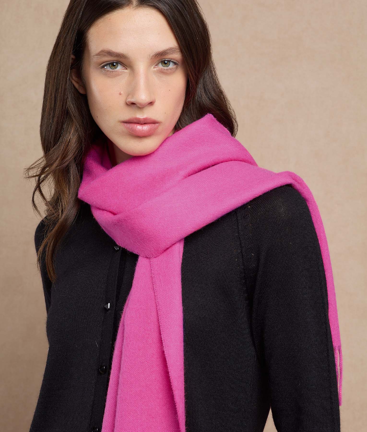 Long Brushed Scarf - Image 13