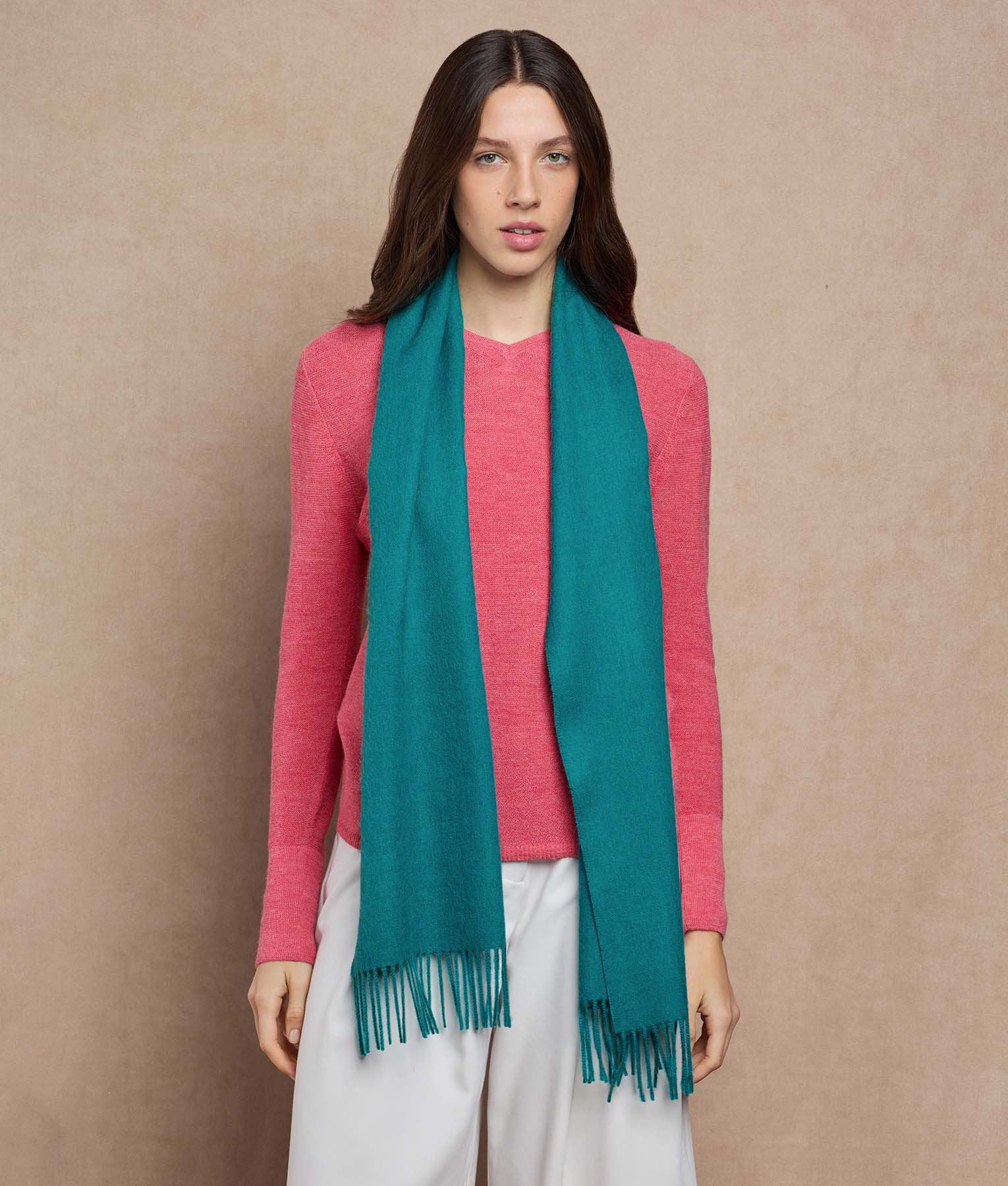 Long Brushed Scarf - Image 15