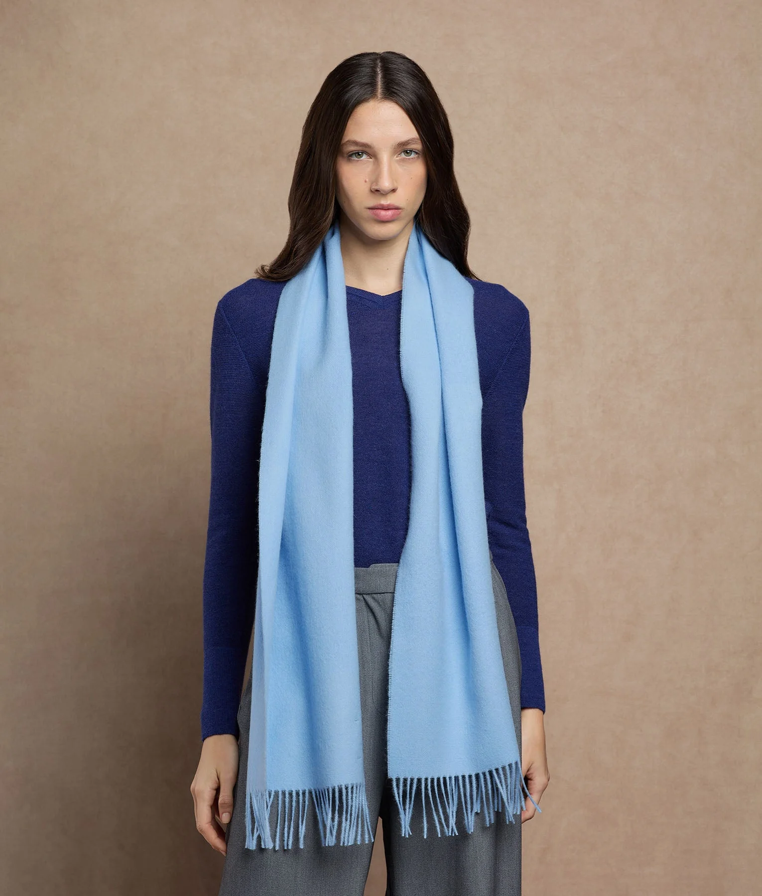 Long Brushed Scarf - Image 16