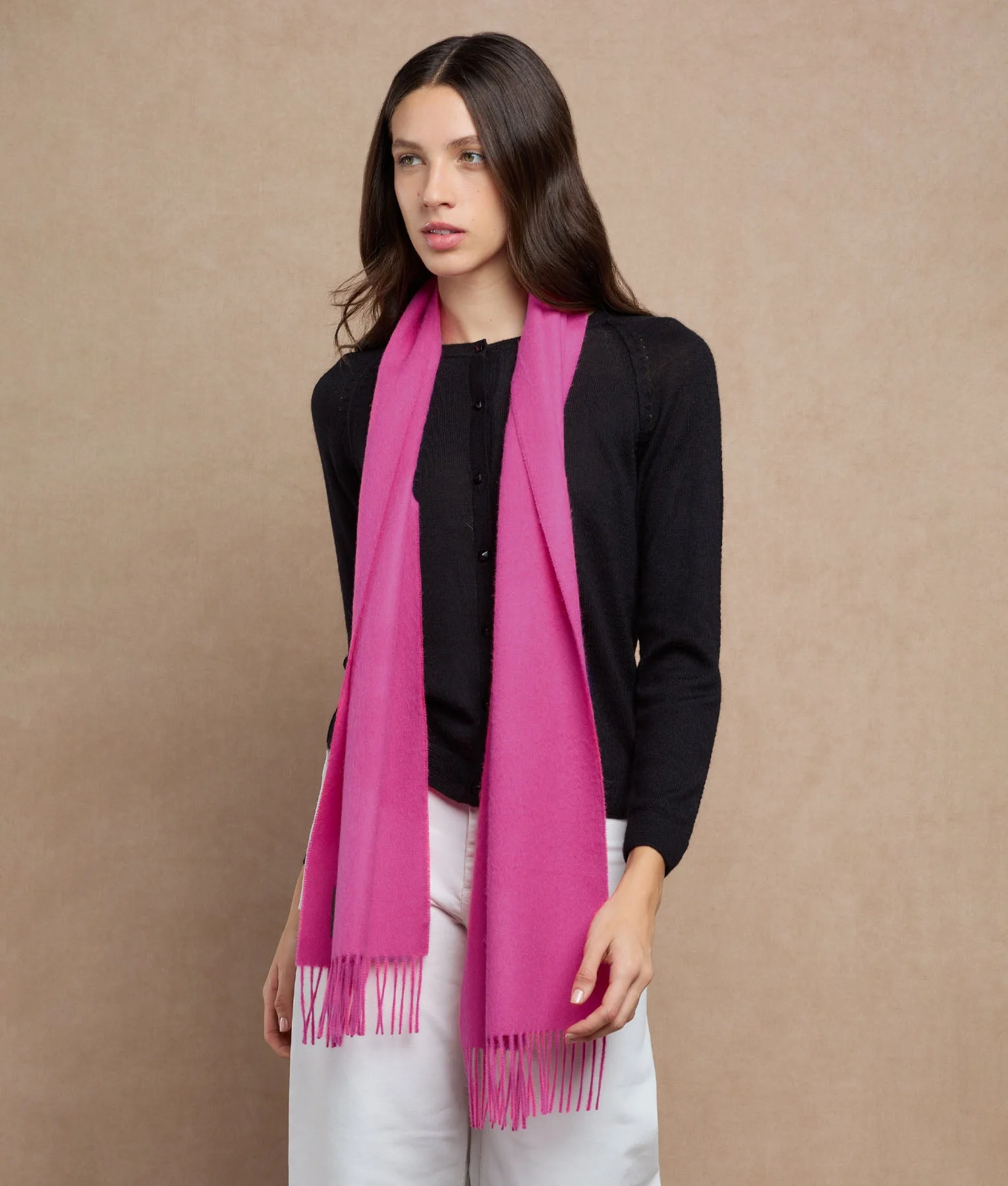 Long Brushed Scarf - Image 17