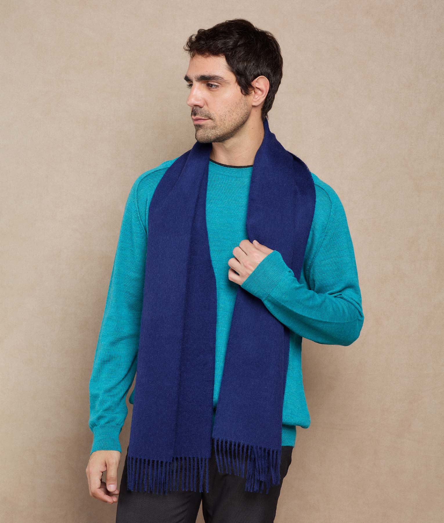 Long Brushed Scarf - Image 5
