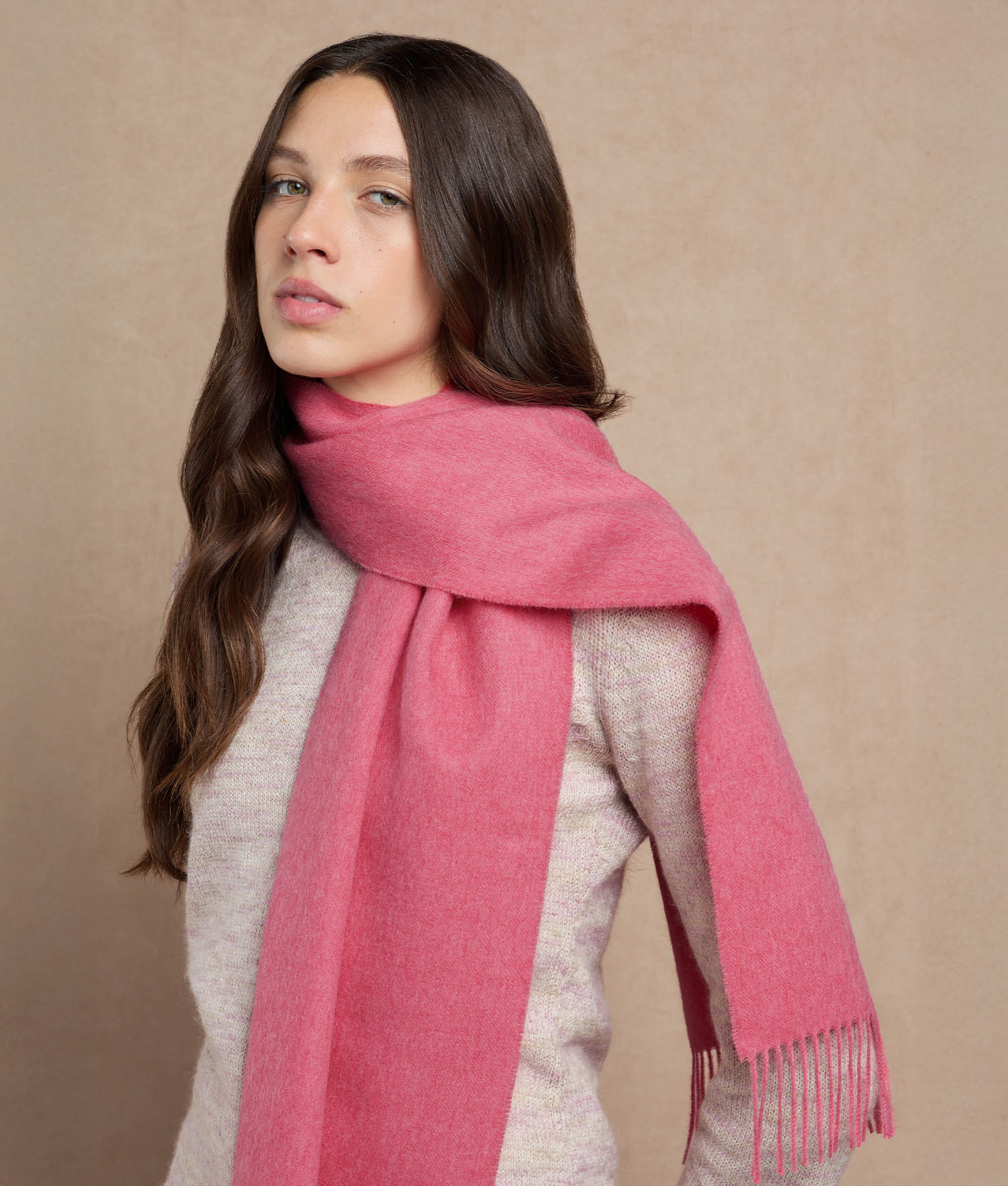 Long Brushed Scarf - Image 8