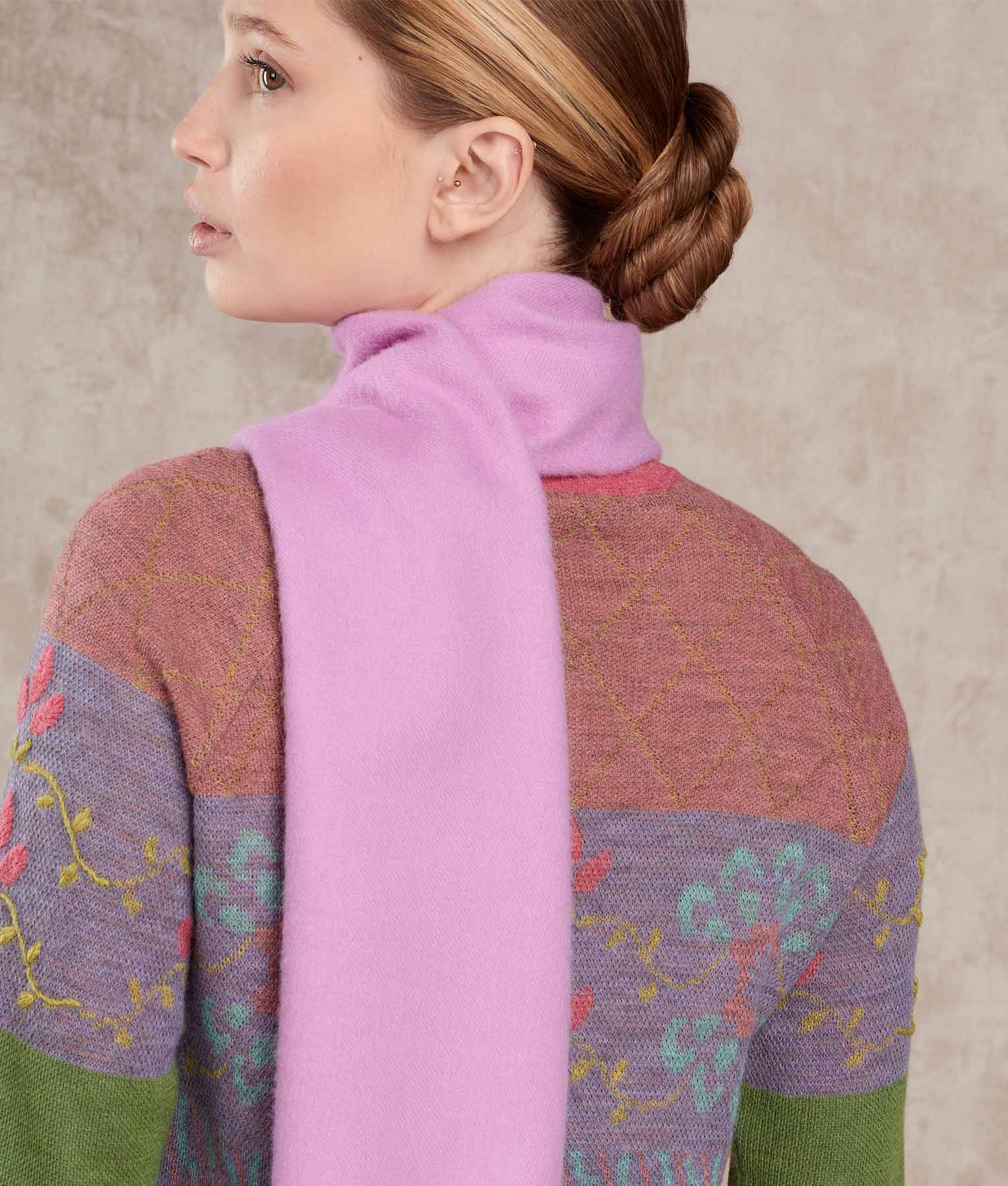 Long Brushed Scarf - Image 13