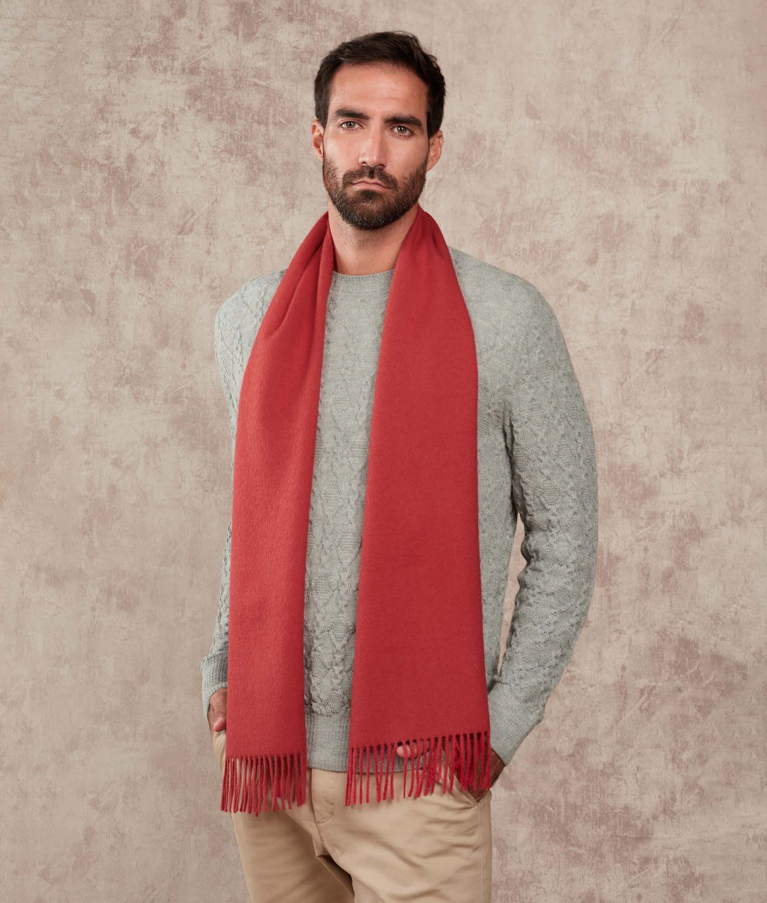 Long Brushed Scarf - Image 3