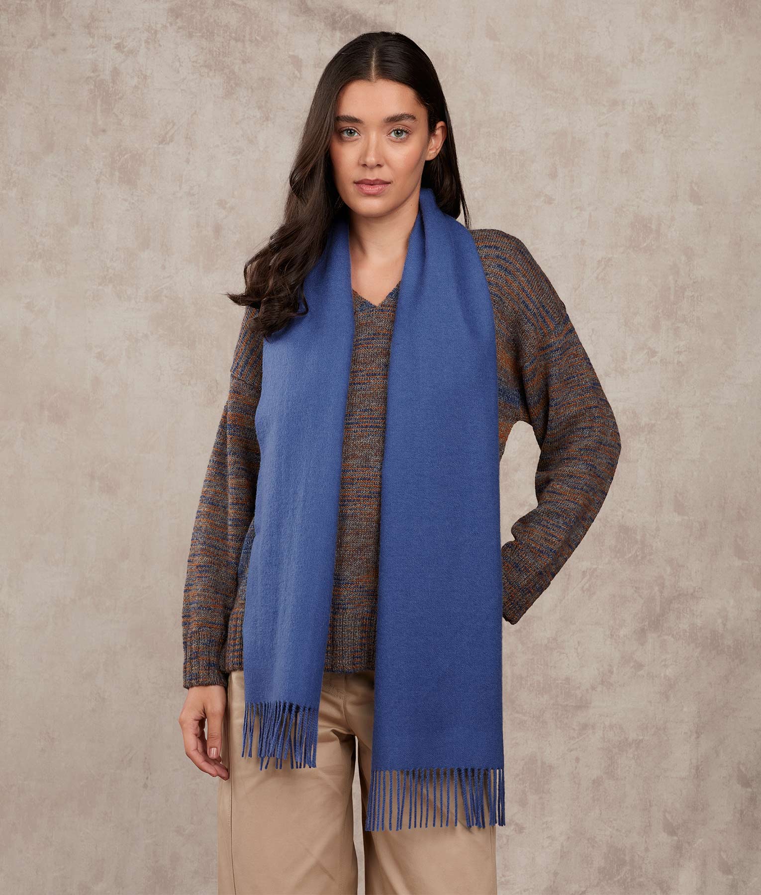 Long Brushed Scarf - Image 4