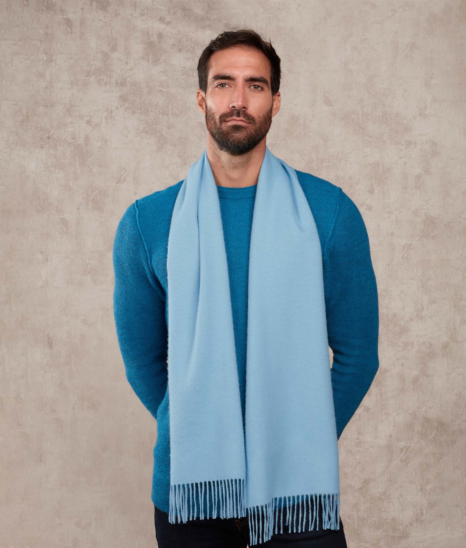 Long Brushed Scarf - Image 9