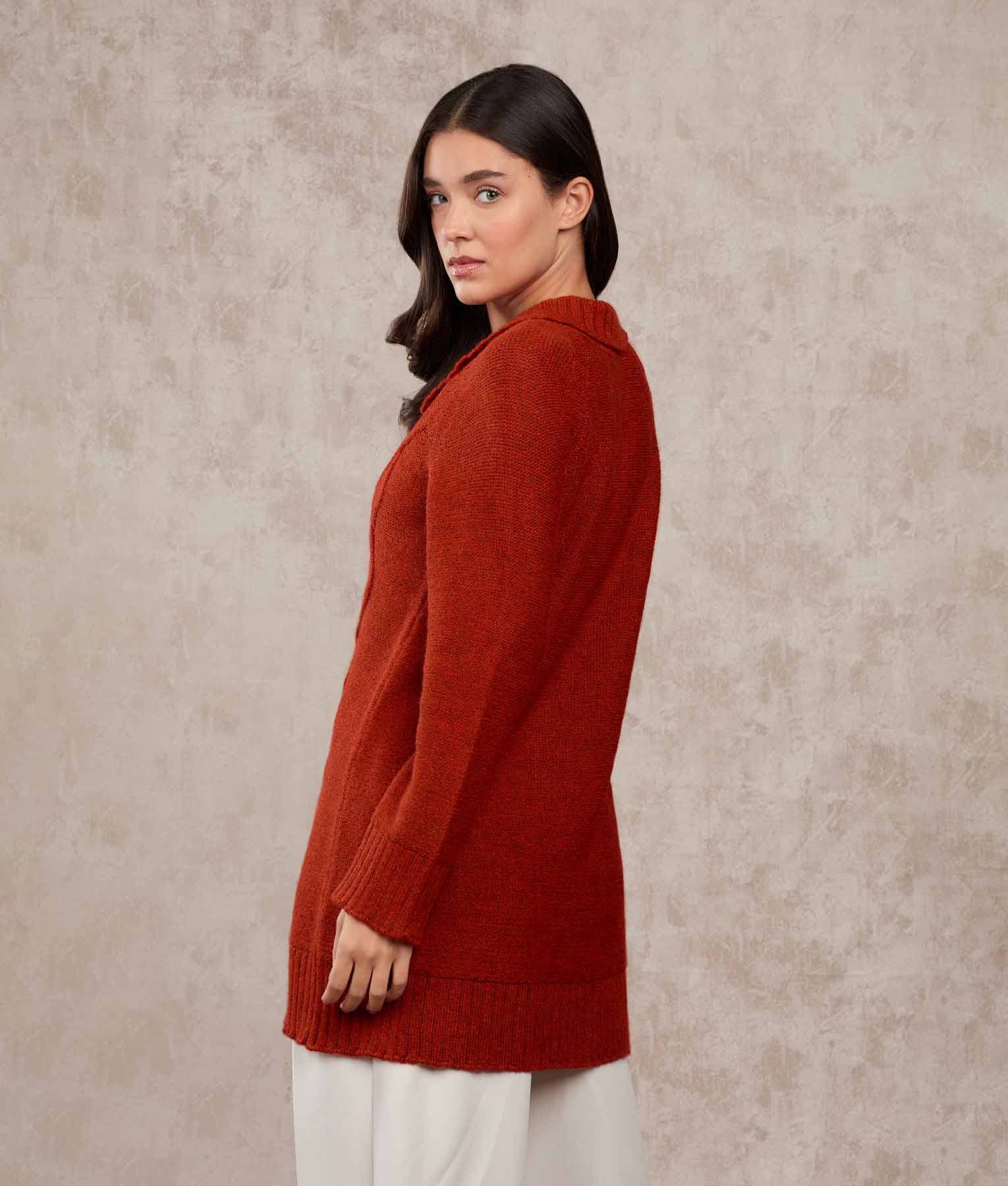 Long Line Cables Cardigan - Image 3
